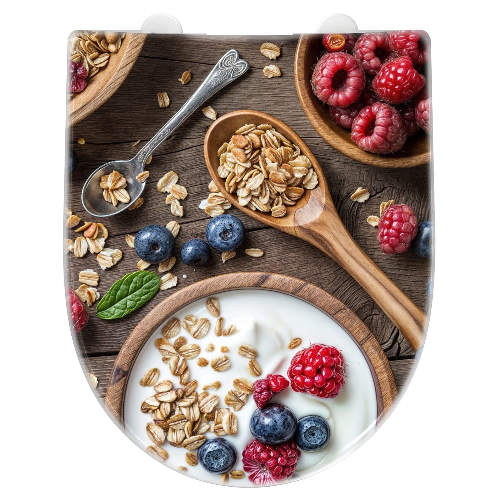 WC-Sitz mit Absenkautomatik Beeriges Müsli