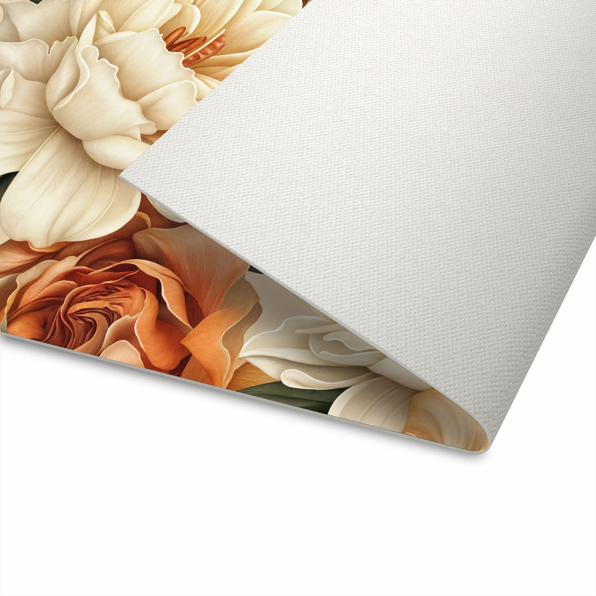 Rutschfester Küchenläufer mit Motiv Sanfte Blumenpracht für Ordnung in der Küche