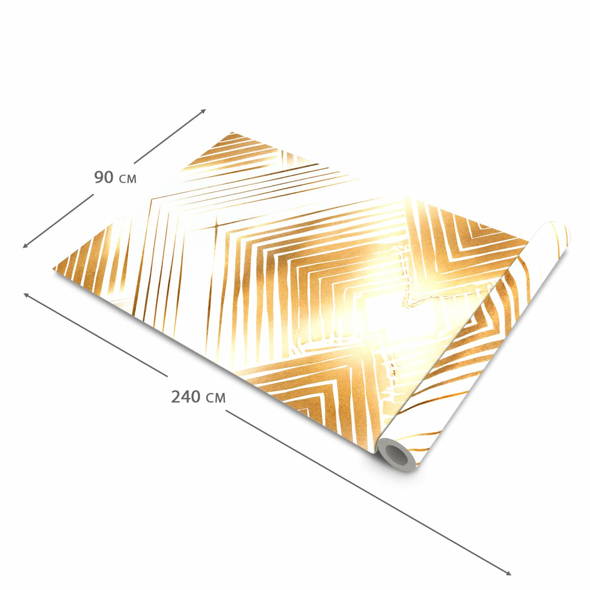 Waschbarer Teppich fürs Esszimmer mit Motiv Muster von Geometrisches in der Größe 60x90 cm