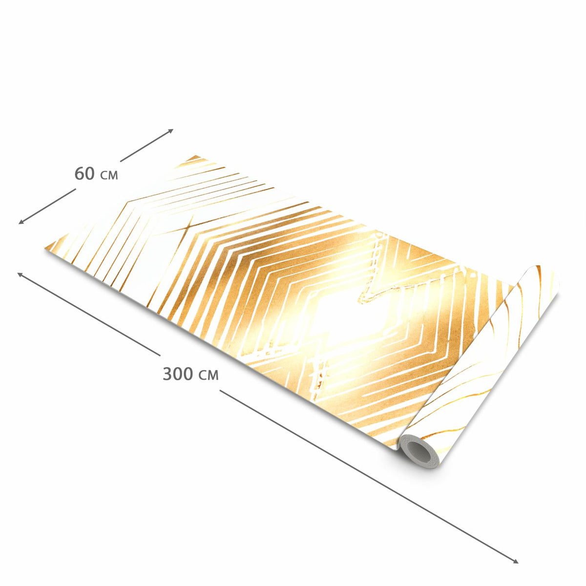 Pflegeleichter waschbarer Küchenläufer mit Motiv Muster von Geometrisches in der Größe 60x90 cm
