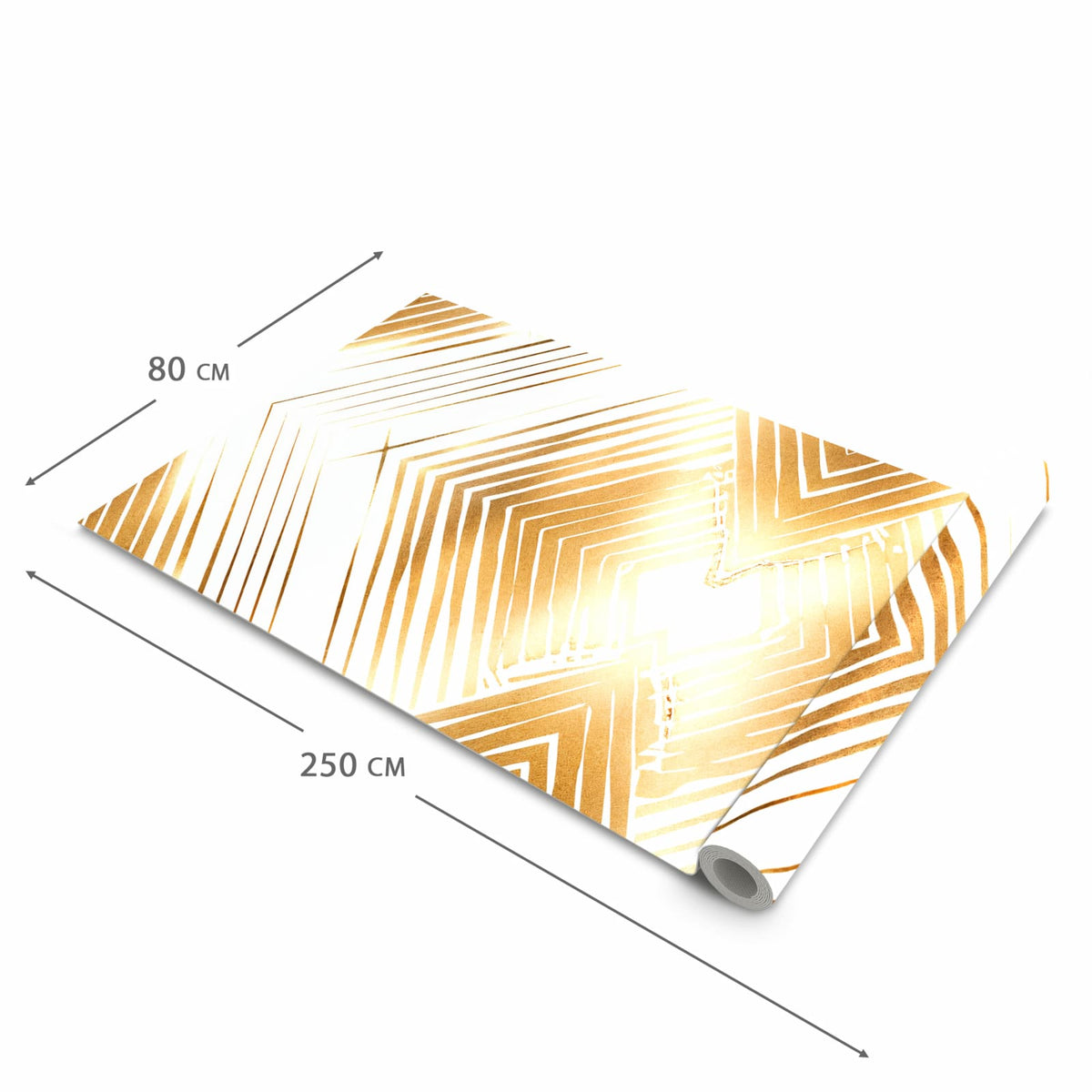 Pflegeleichter rutschfester Läufer mit Motiv Muster von Geometrisches in der Grösse 60x90 cm