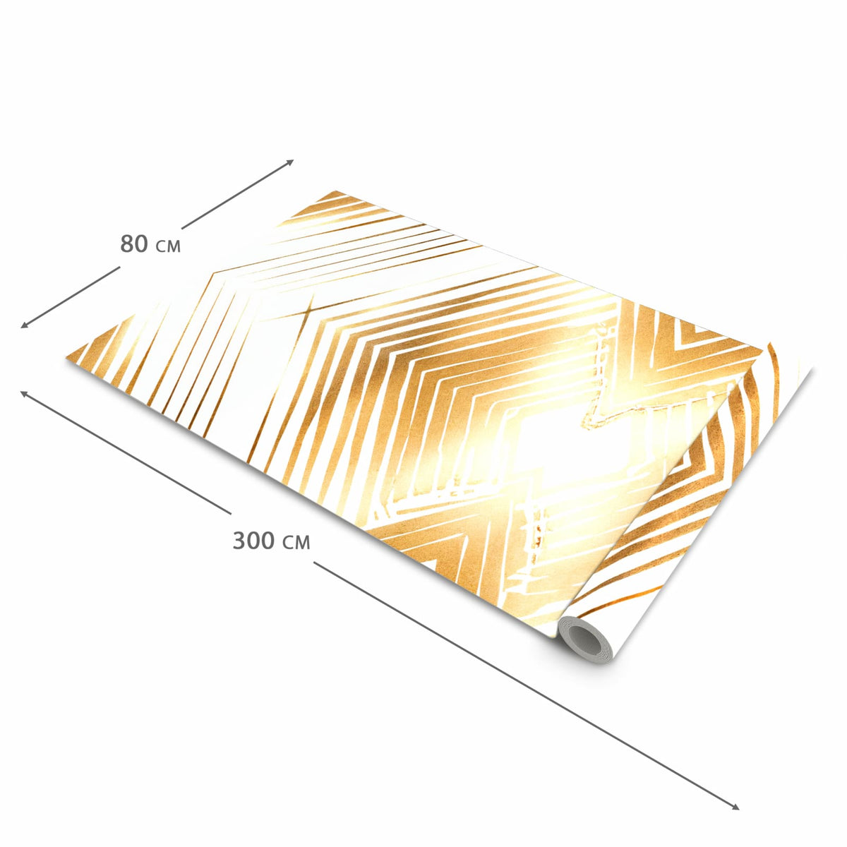 Hygienischer rutschfester Teppich mit Motiv Muster von Geometrisches in der Grösse 60x90 cm