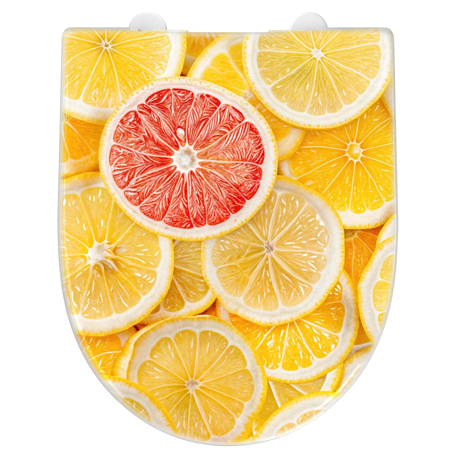 WC-Sitz mit Absenkautomatik Zitrusfrüchte