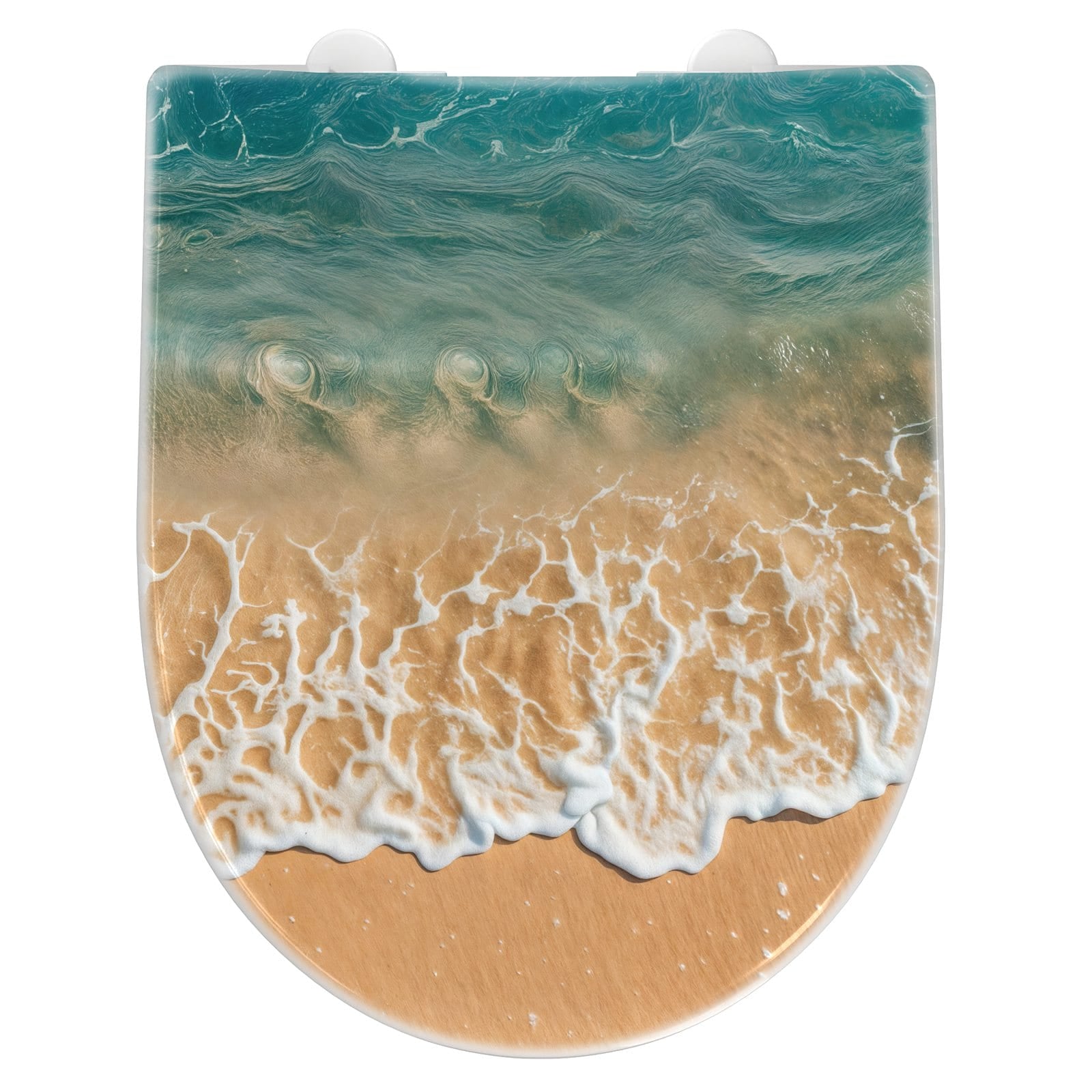 WC-Sitz mit Absenkautomatik Ozeanwellenstrand