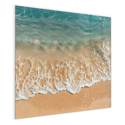 Magnettafel mit dem Motiv Meeresschaum auf Sand