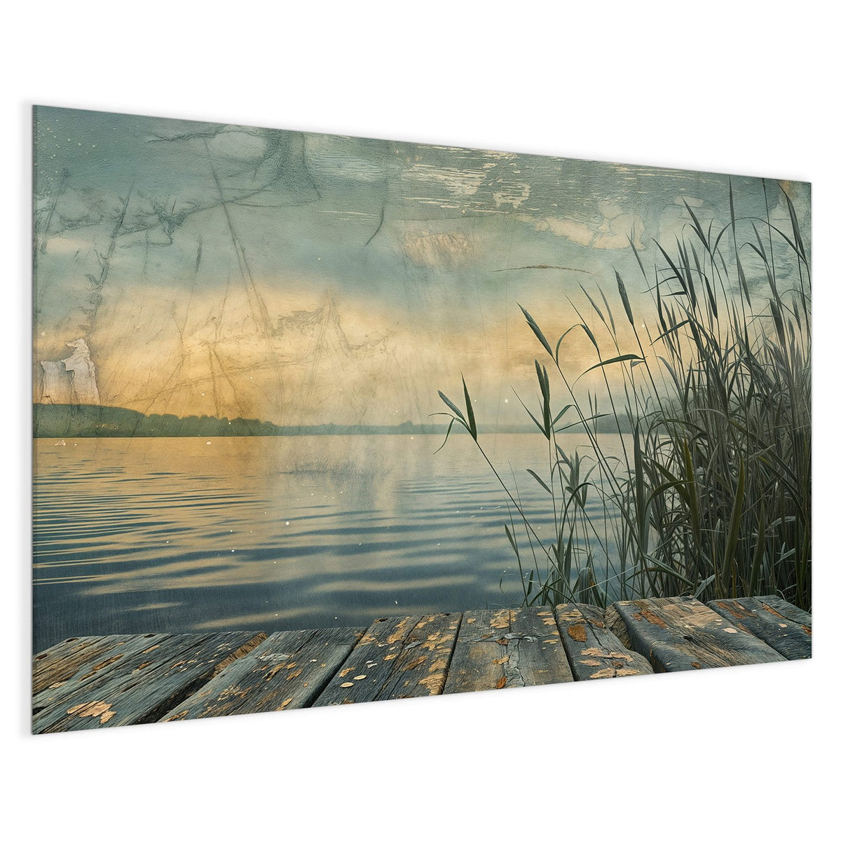 4 mm Glas statt lackiertem Blech – Magnettafel - Steg am Schilfsee