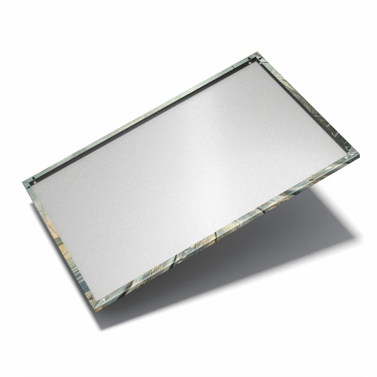 Nur 7 mm – liegt eng an der Wand – Metall Magnettafel - Steg am Schilfsee