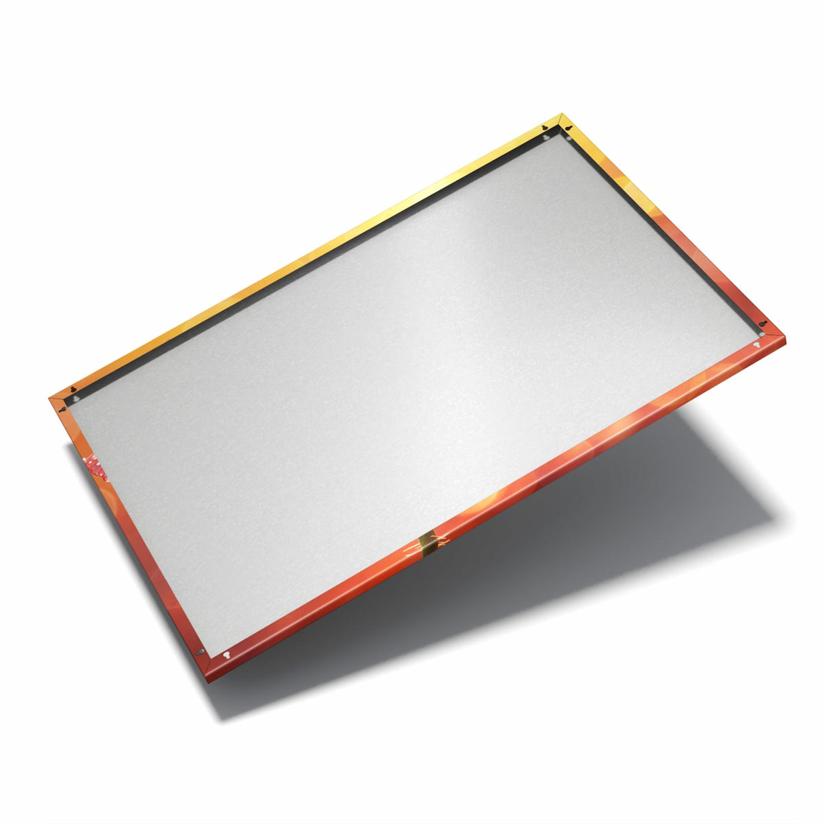 Nur 7 mm – liegt eng an der Wand – Metall Magnettafel - Mohn mit Tautropfen