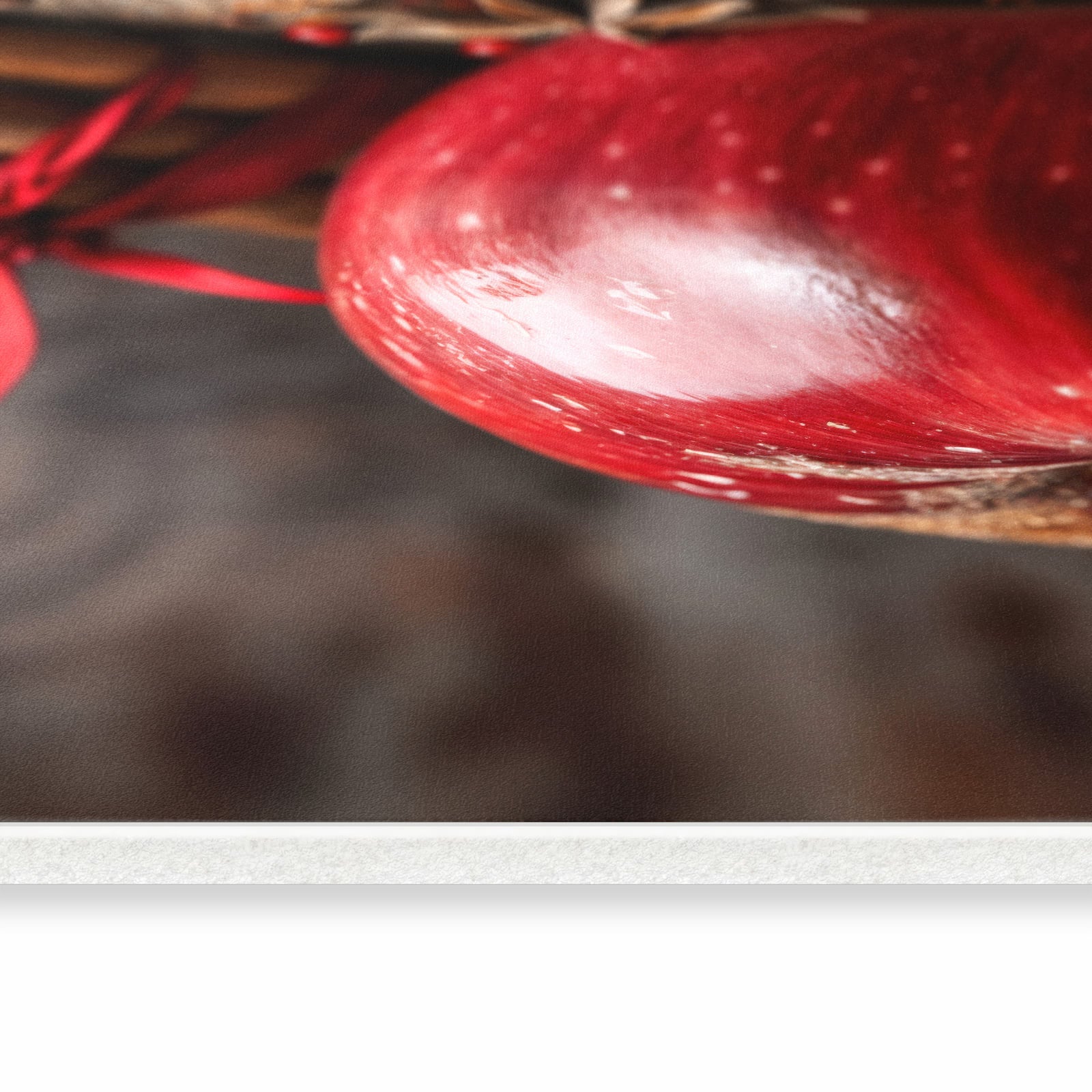 Pflegeleichter Küchenteppich mit Motiv mit und Apfel in seitlicher Ansicht