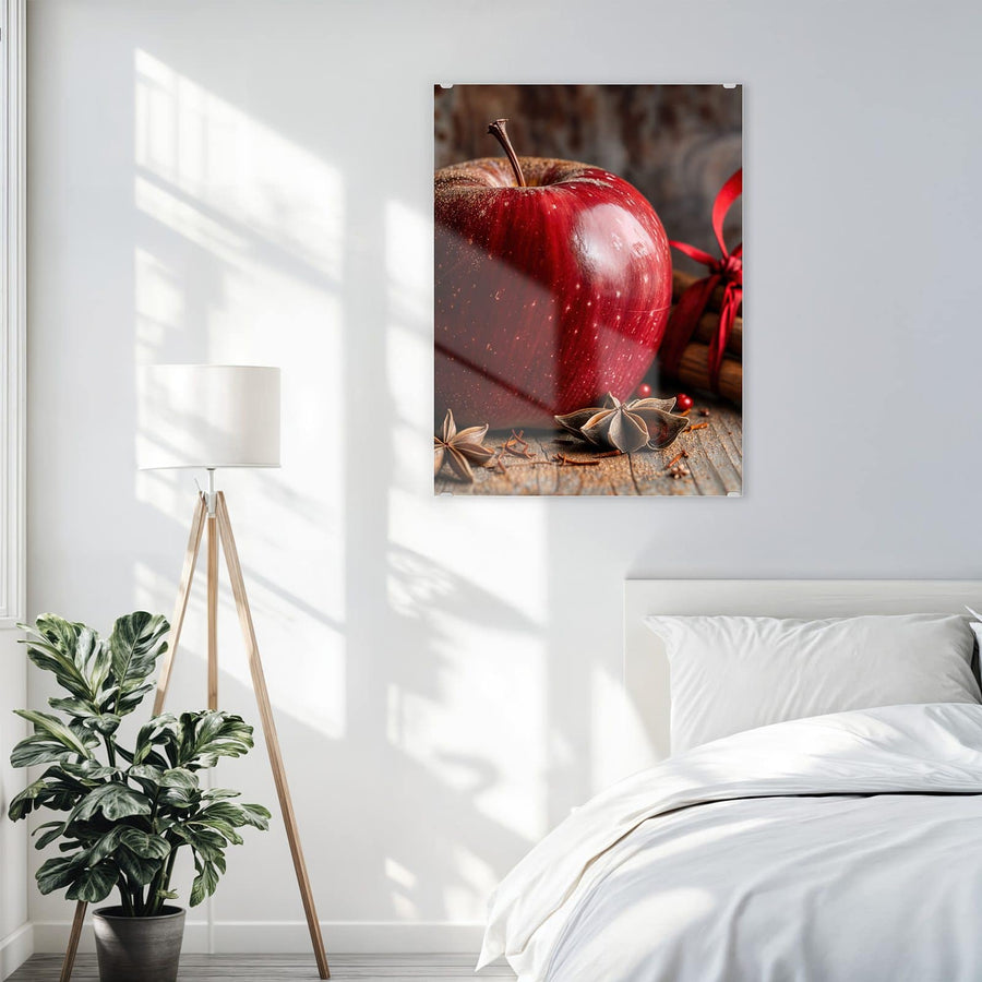 Maße Wandbild - Zimt und Apfel - Hochformat