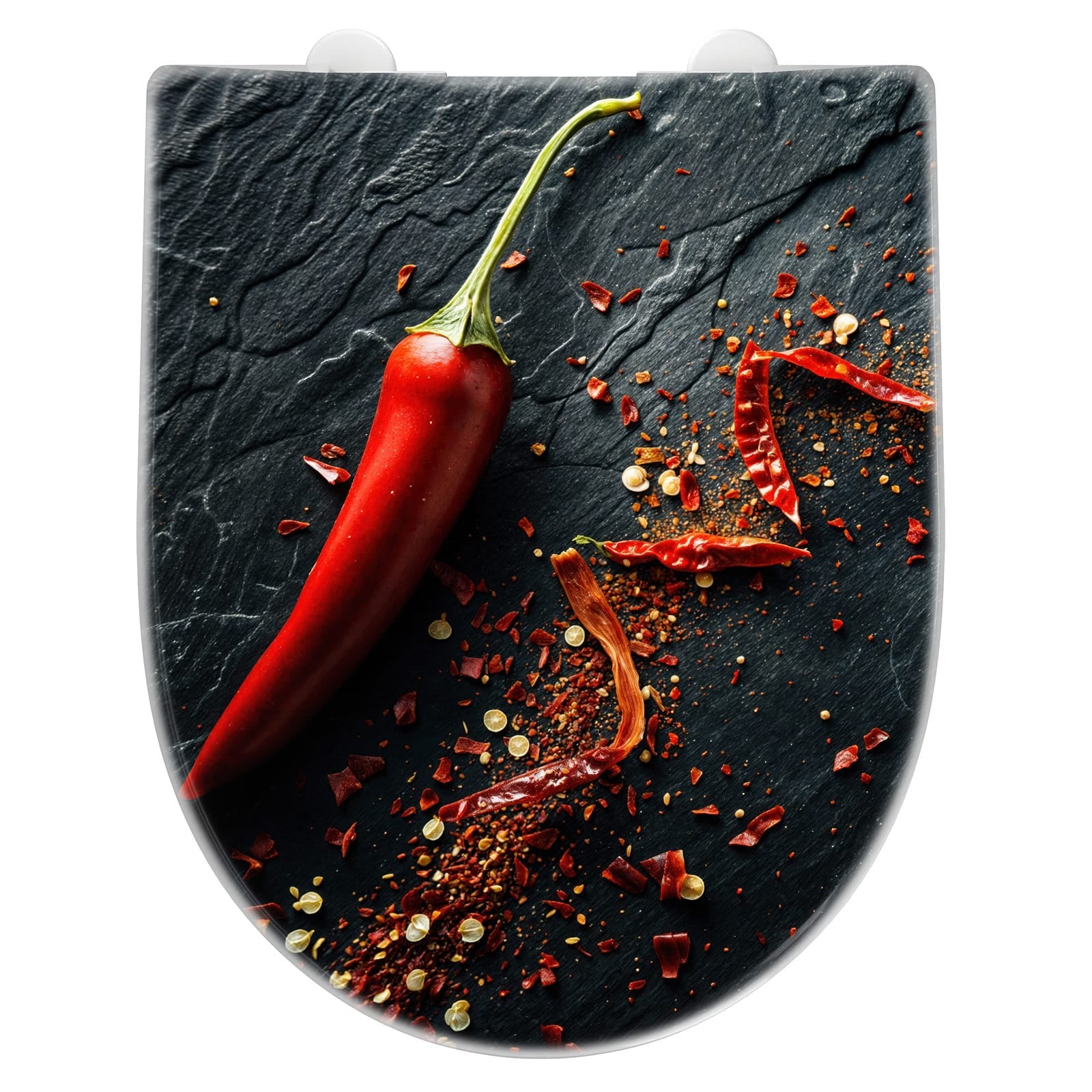 WC-Sitz mit Absenkautomatik Chili Auf Schiefer