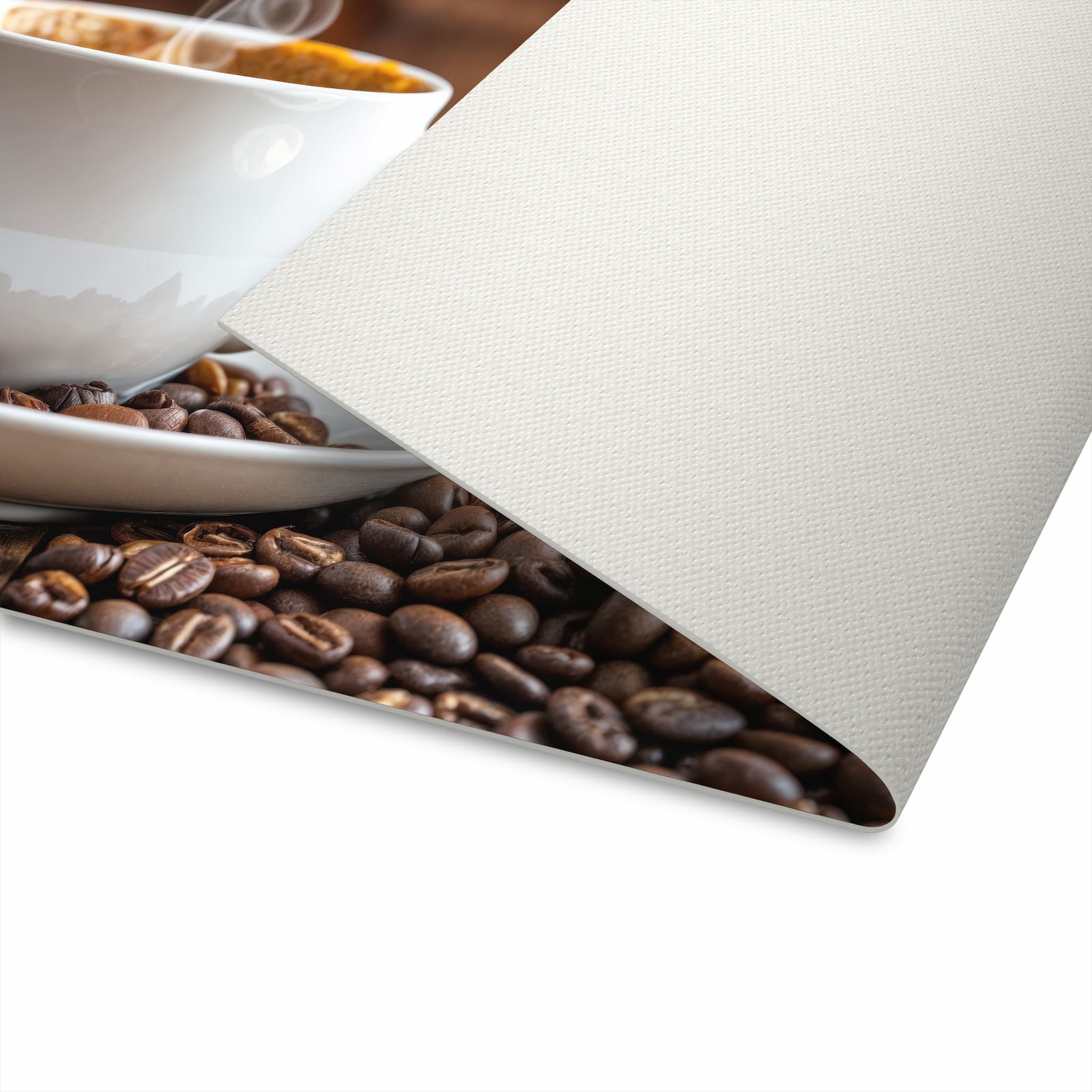 Rutschfester Küchenläufer mit Motiv Kaffeegenuss für sicheren Stand in der Küche