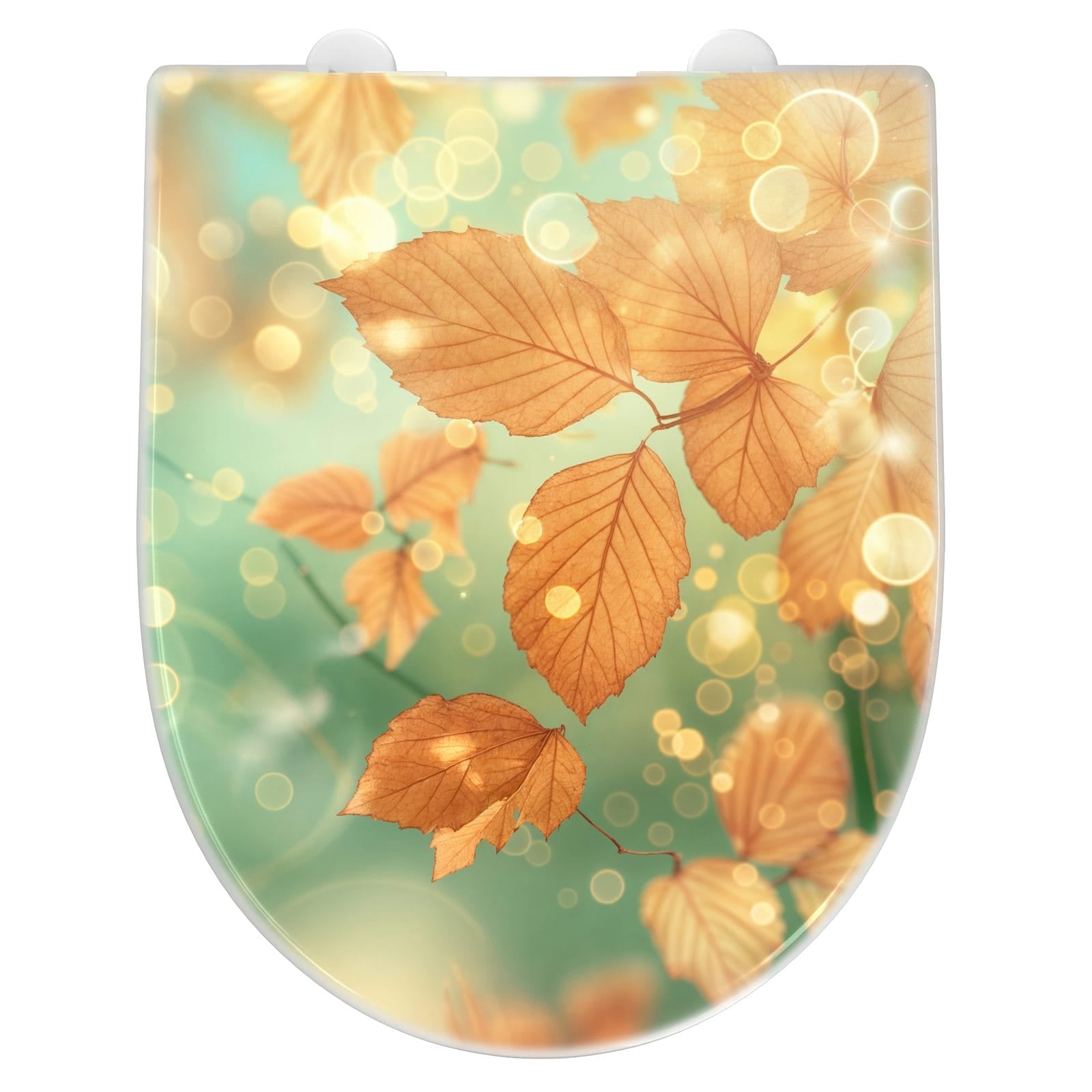 WC-Sitz mit Absenkautomatik Herbstliche Blätter