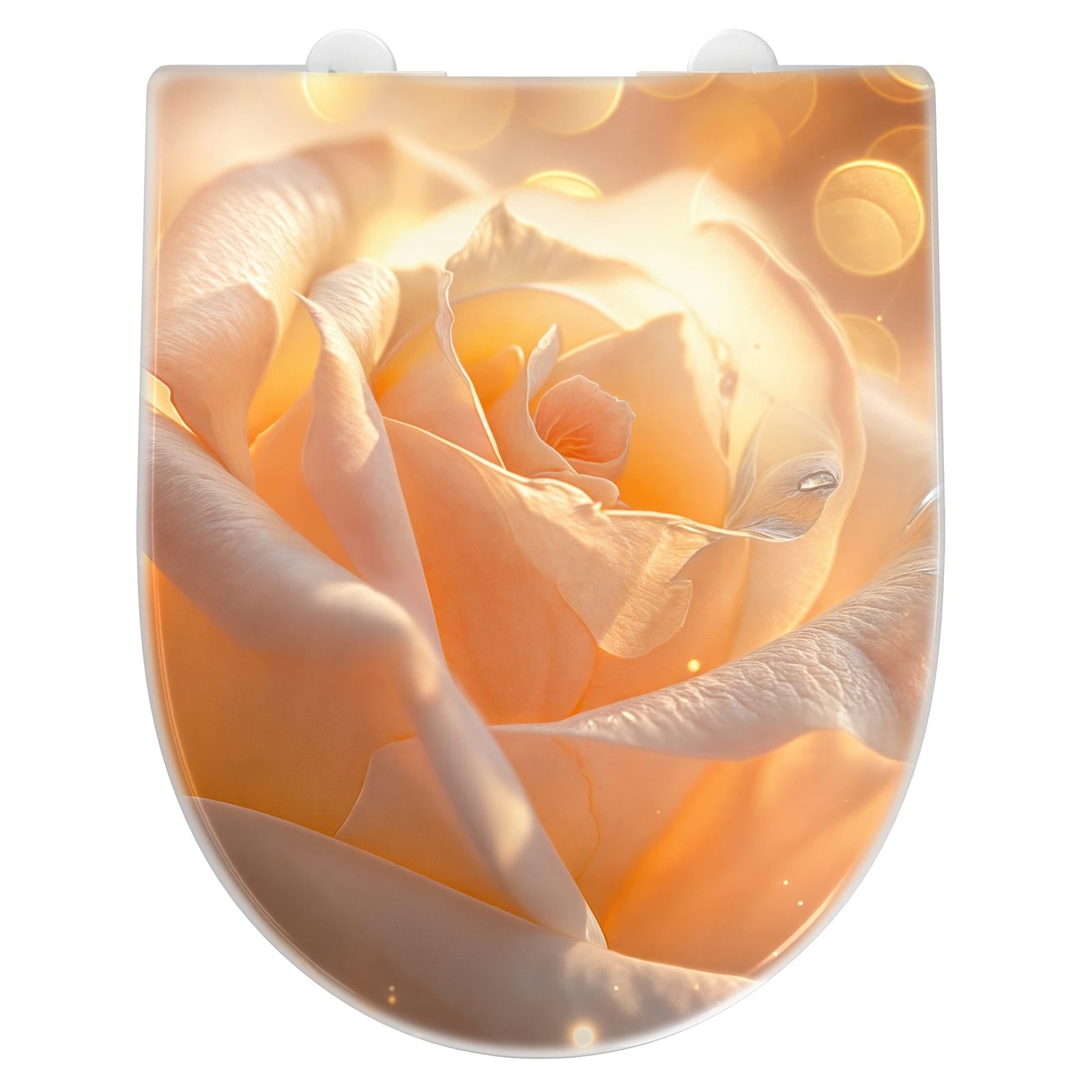 WC-Sitz mit Absenkautomatik Leuchtende Blüte