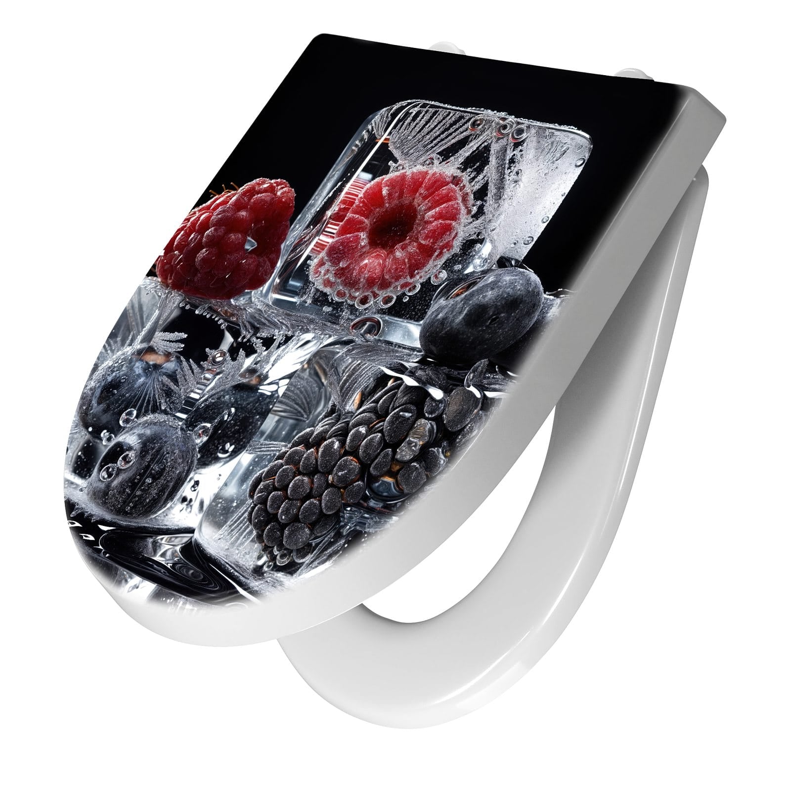 WC-Sitz mit Absenkautomatik Gefrorene Früchte