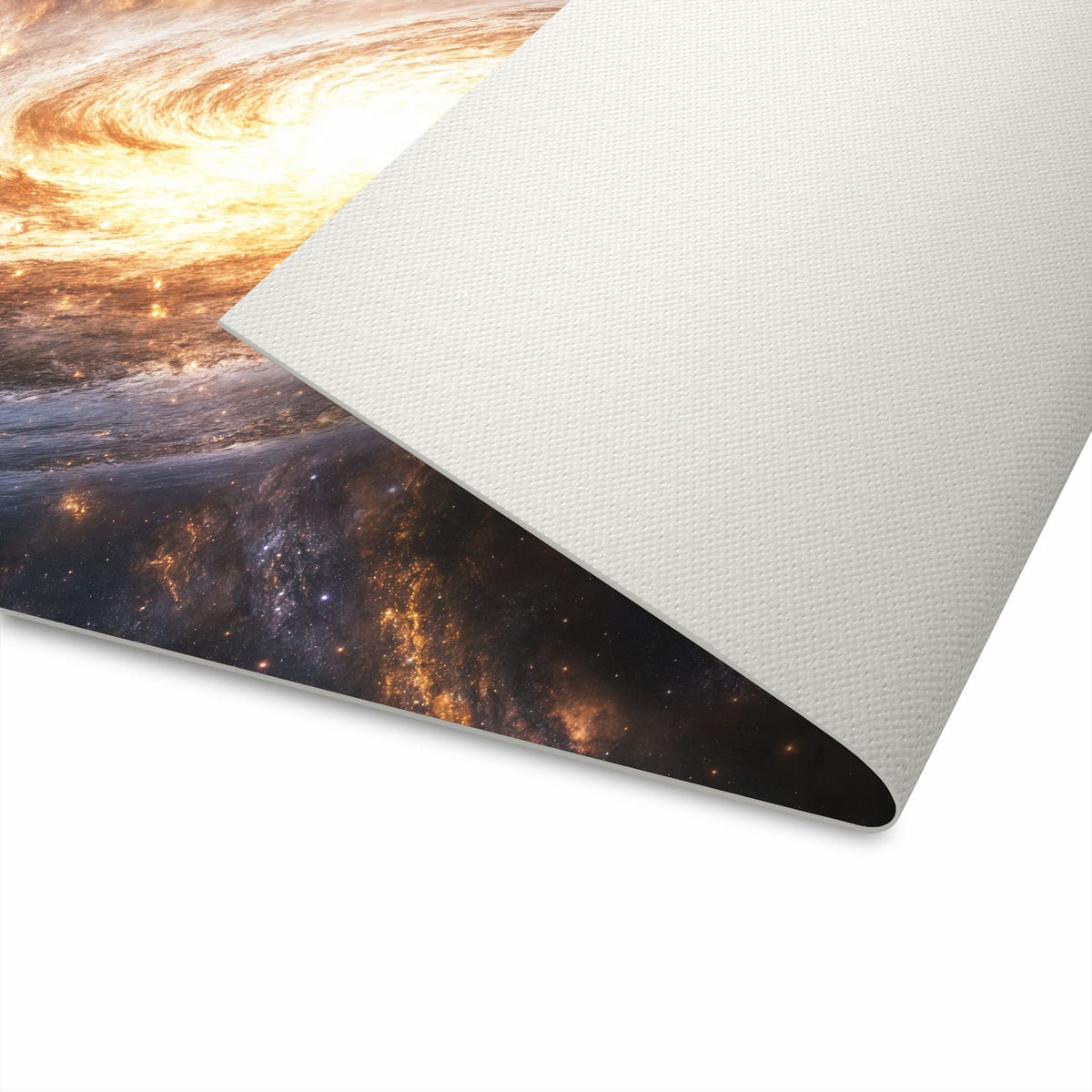 Rutschfester Läufer für die Küche mit Motiv Galaxie Nachthimmel in Unterseite