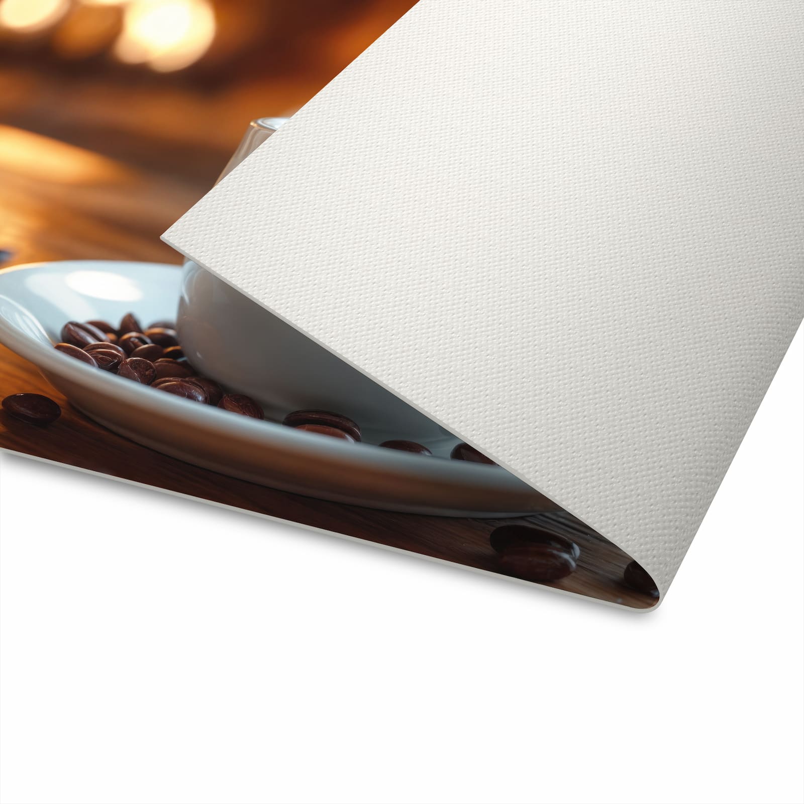 Pflegeleichter Küchenteppich mit Motiv Gemütliche Kaffeepause in der Unterseite