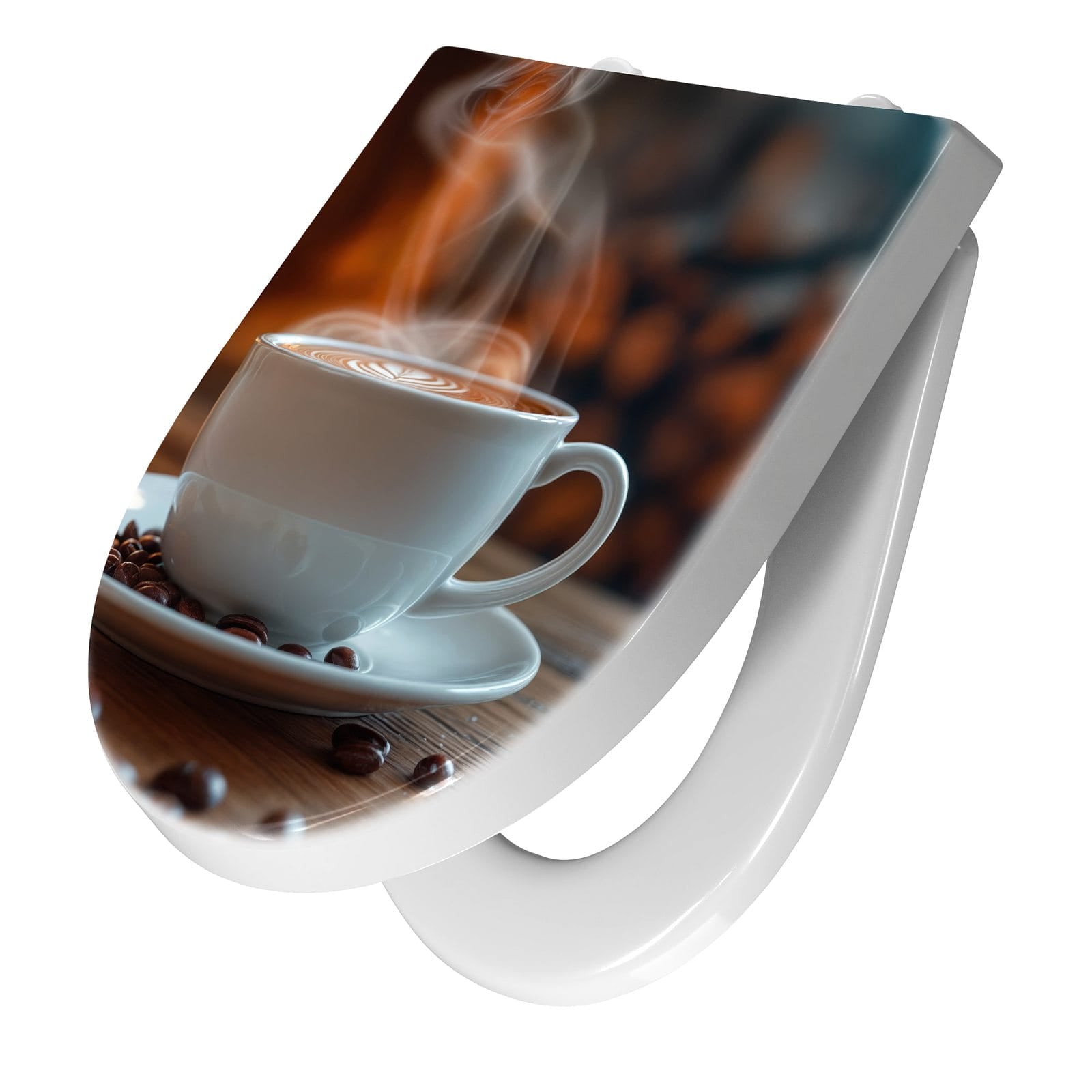 WC-Sitz mit Absenkautomatik Gemütliche Kaffeepause