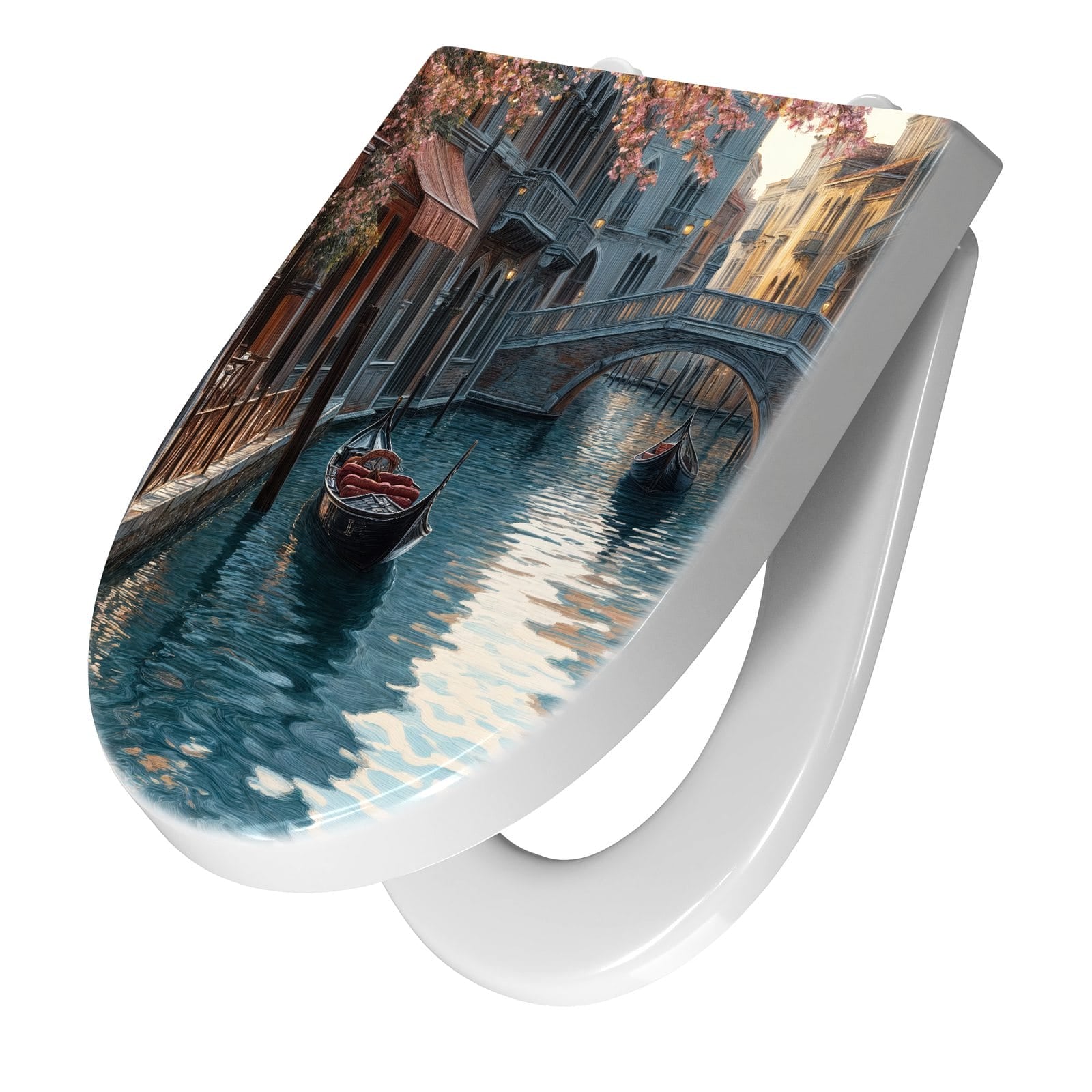 WC-Sitz mit Absenkautomatik Sonnenuntergang Venedig