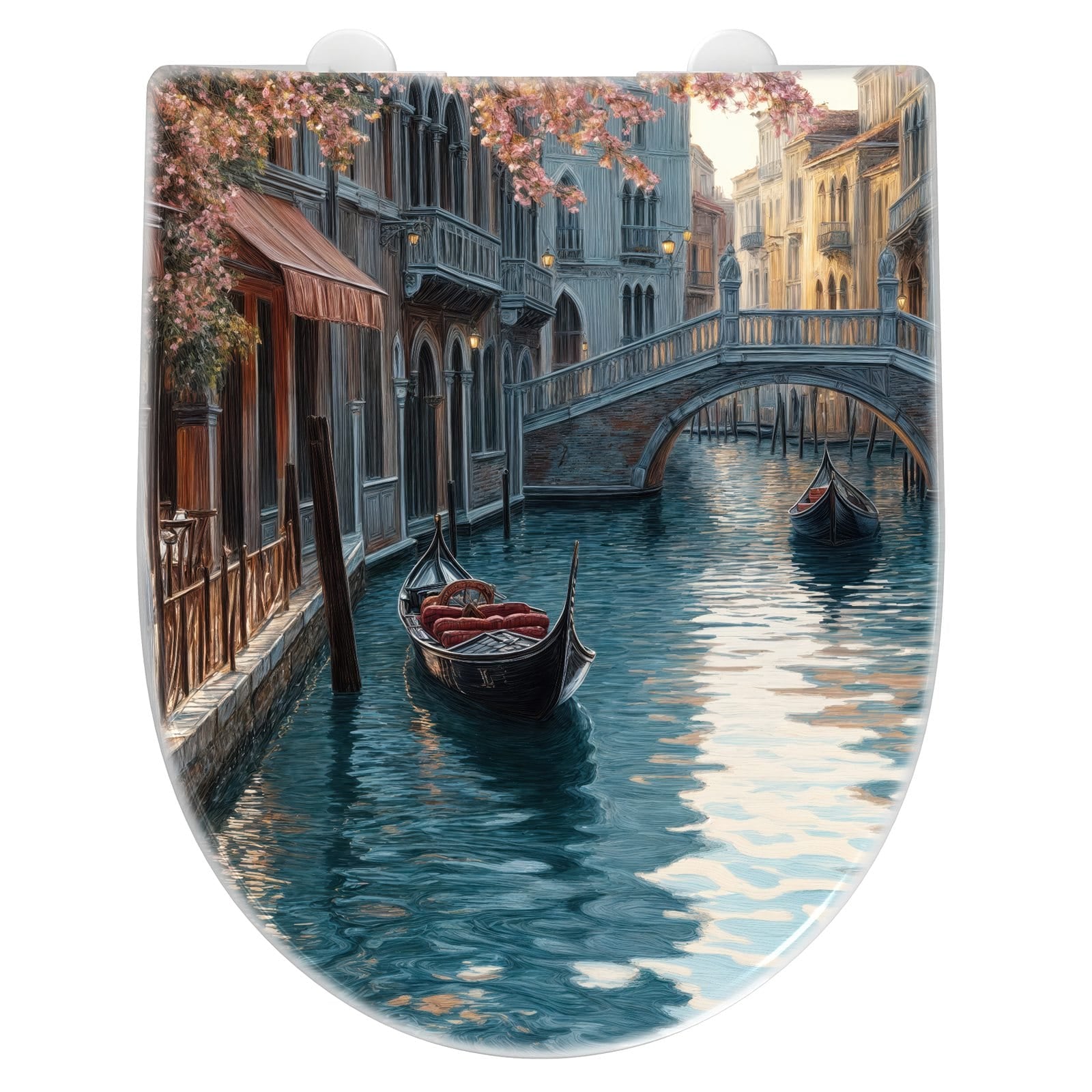 WC-Sitz mit Absenkautomatik Sonnenuntergang Venedig