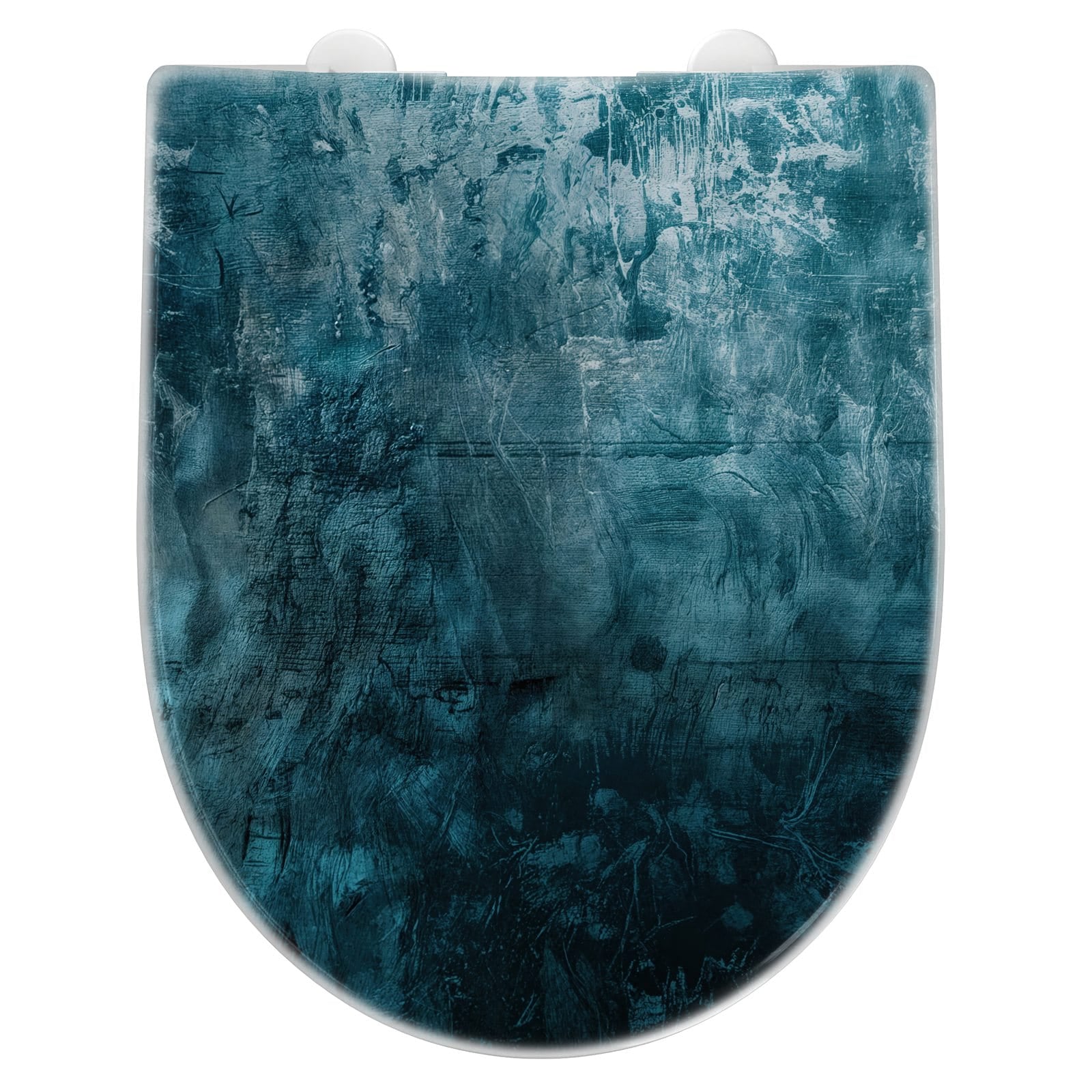 WC-Sitz mit Absenkautomatik Textur Wand Kunst