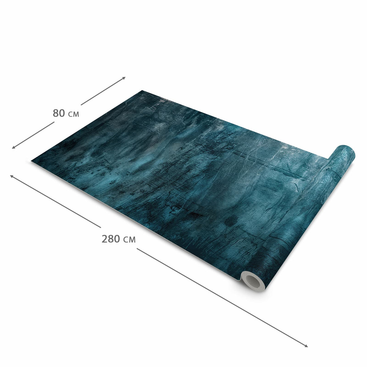 Waschbarer Küchenteppich mit Motiv Textur Wand Kunst in der Größe 60x240 cm für Ordnung