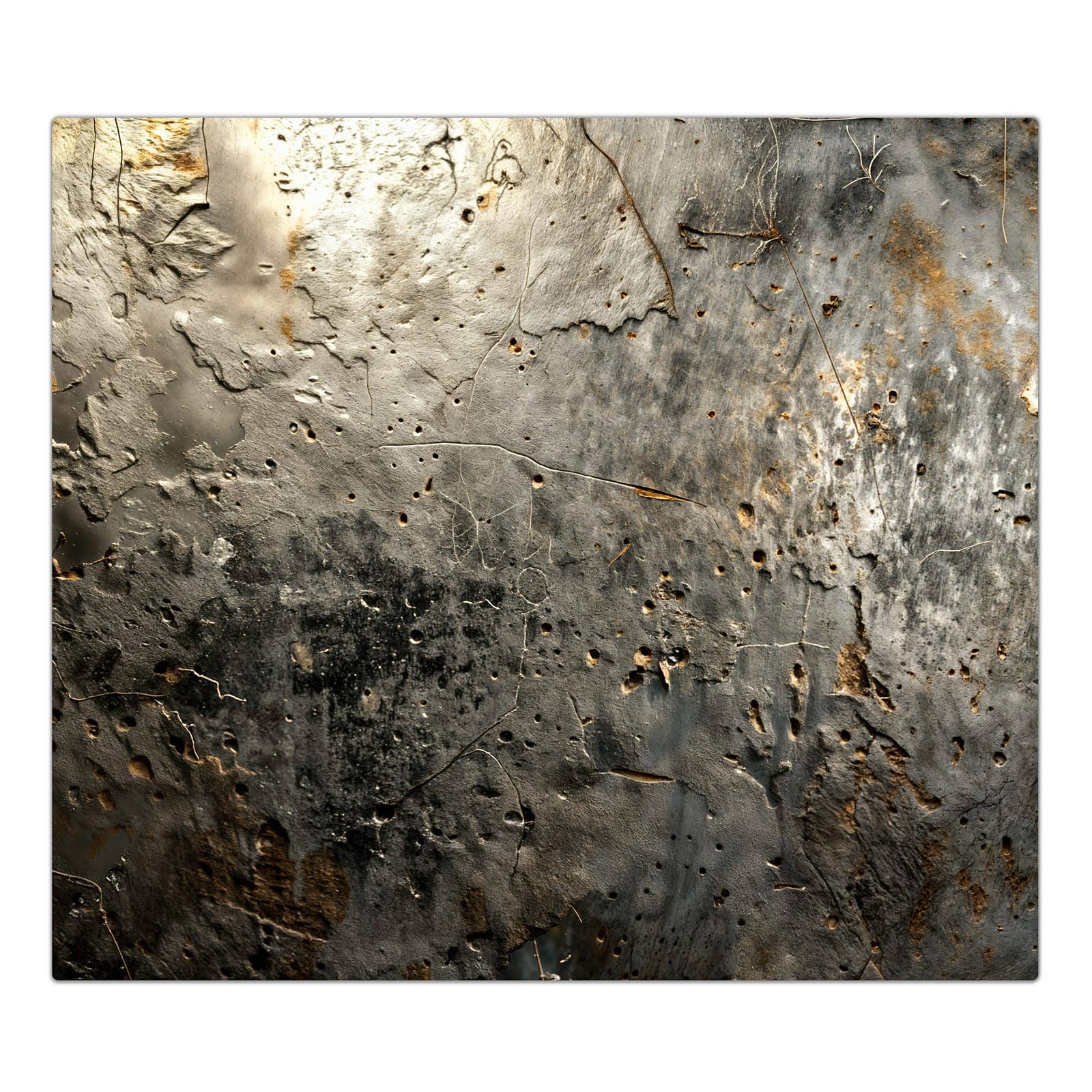 1-teilige Herdabdeckplatte für Ceranfeld mit Abstrakte Oberfläche-Motiv in der Frontansicht #grösse_1-Teilig (60x52cm)