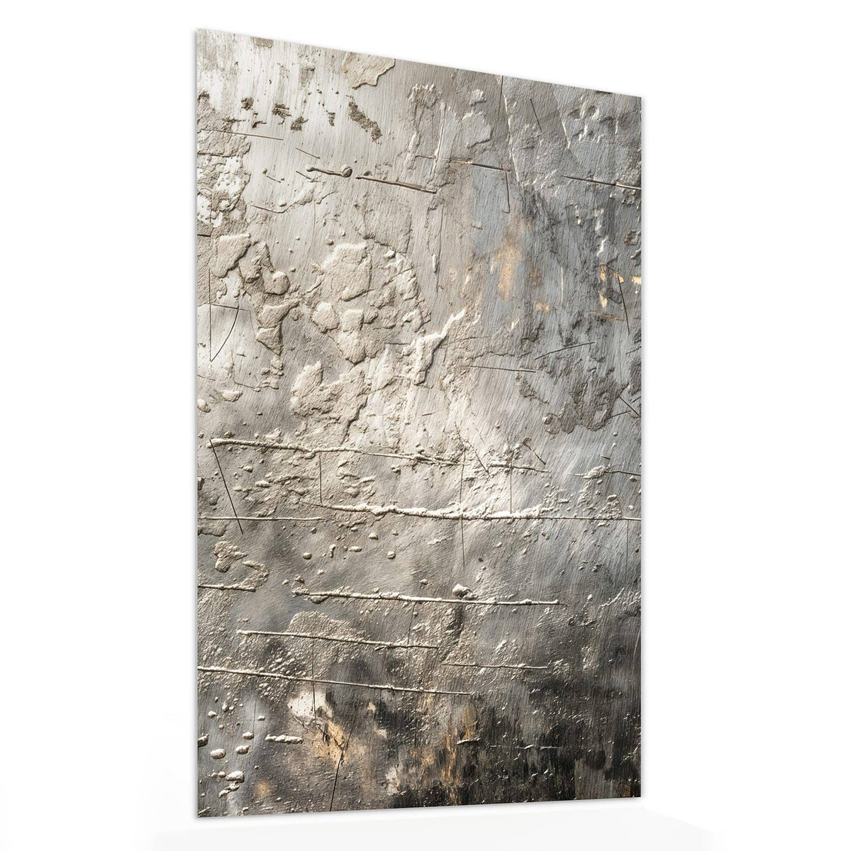 11 Größen – von 30 × 60 bis 60 × 150 cm – Wandbild - Gealtertes Metall - Hochformat
