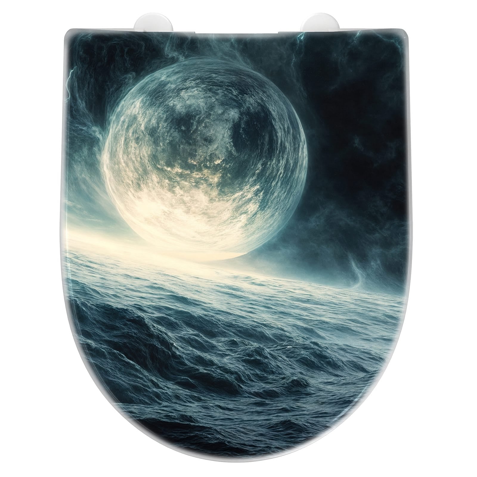 WC-Sitz mit Absenkautomatik Sterne im Kosmos