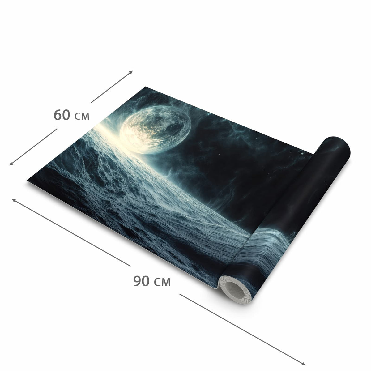 Küchenteppich mit Motiv Sterne im Kosmos in der Grösse 90x180 cm für angenehme Haptik