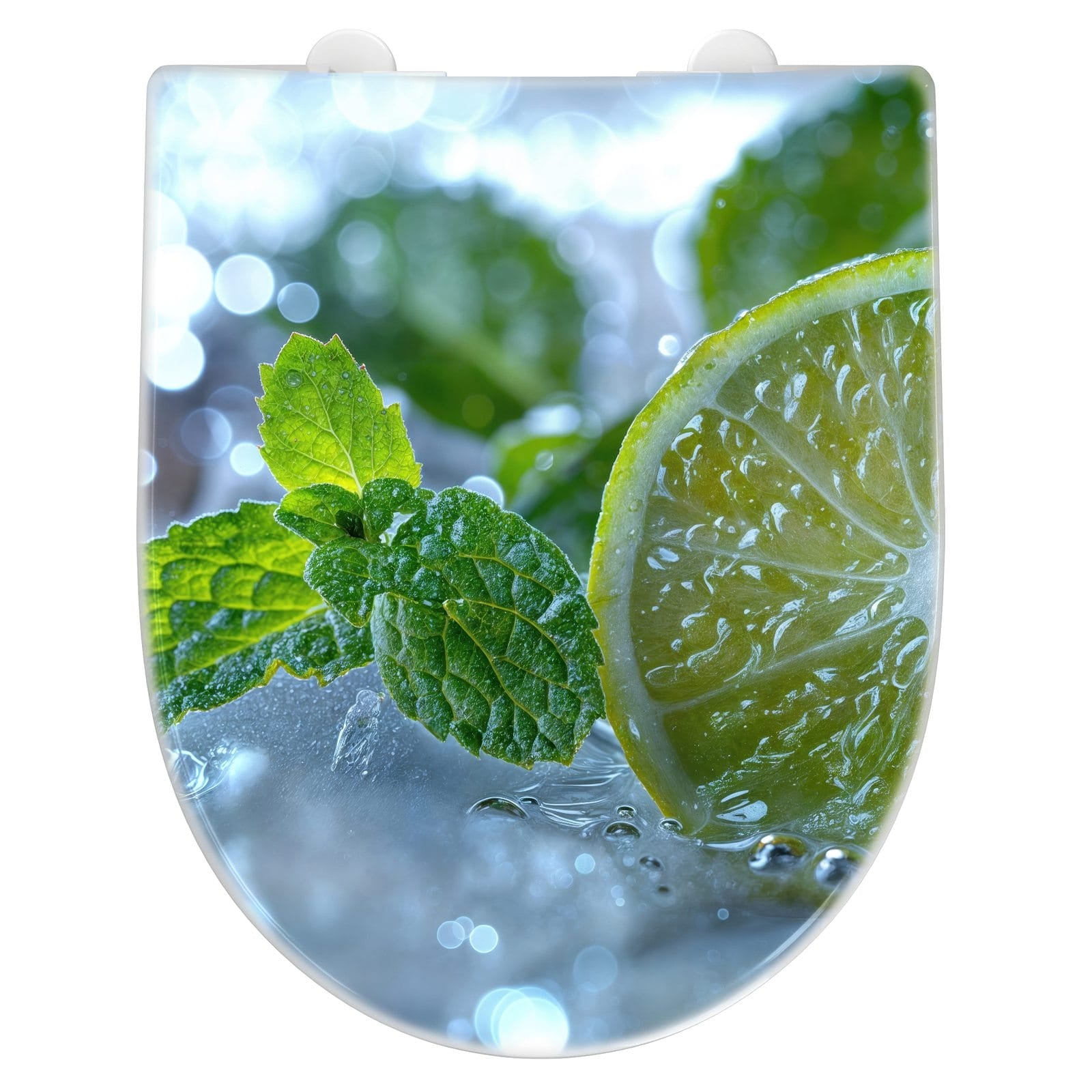 WC-Sitz mit Absenkautomatik Erfrischende Limette