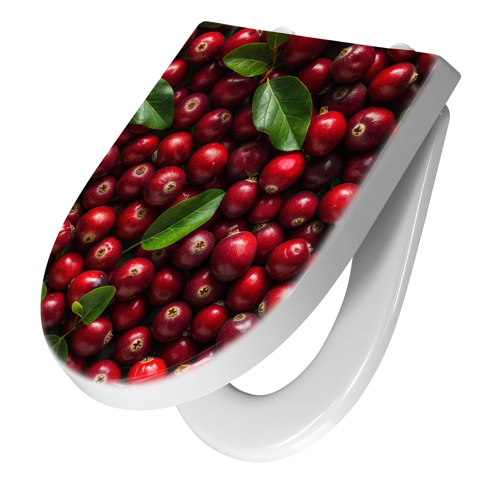 WC-Sitz mit Absenkautomatik Frische Preiselbeeren