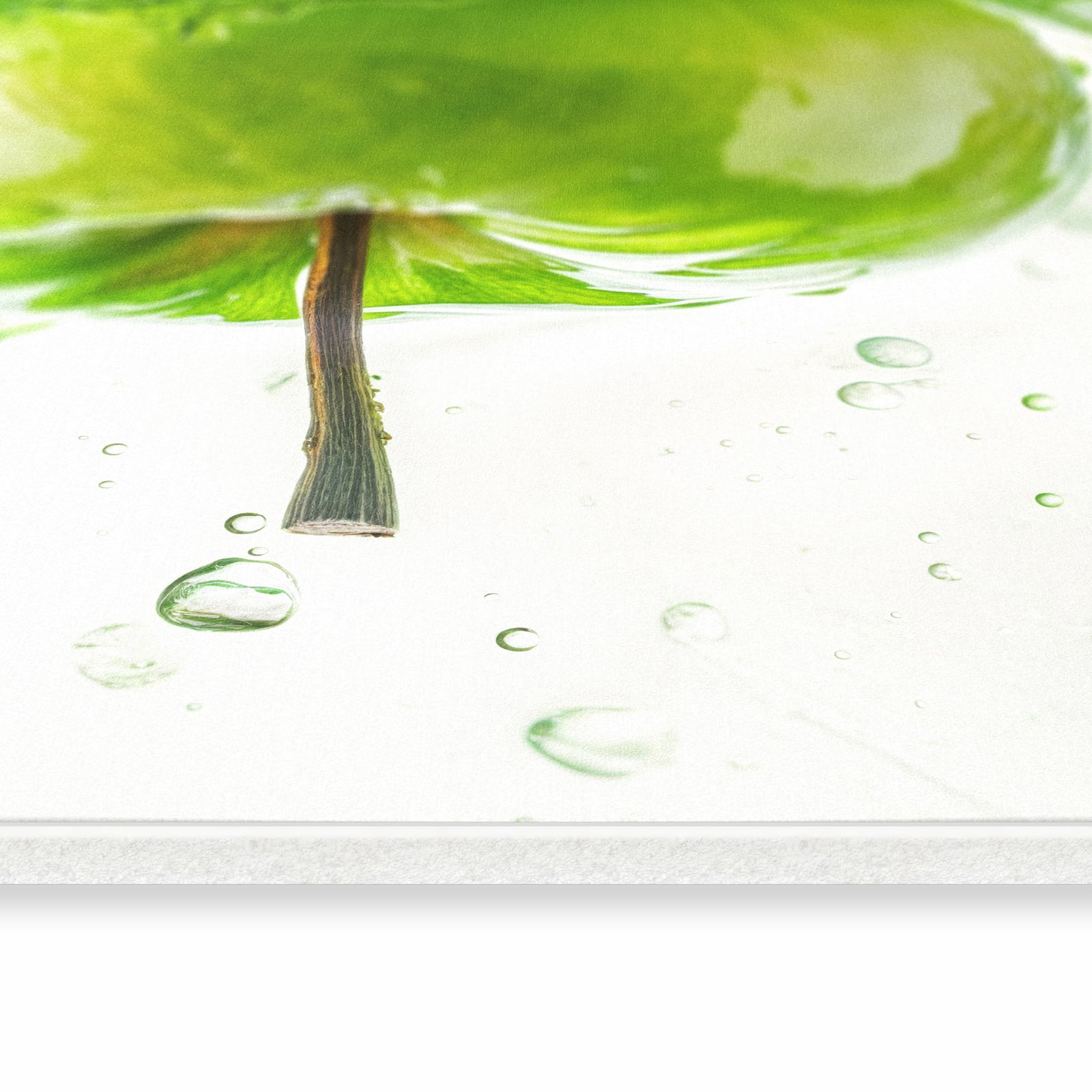 Rutschfester Läufer mit Motiv Splash Apfel in seitlicher Ansicht für Trittkomfort