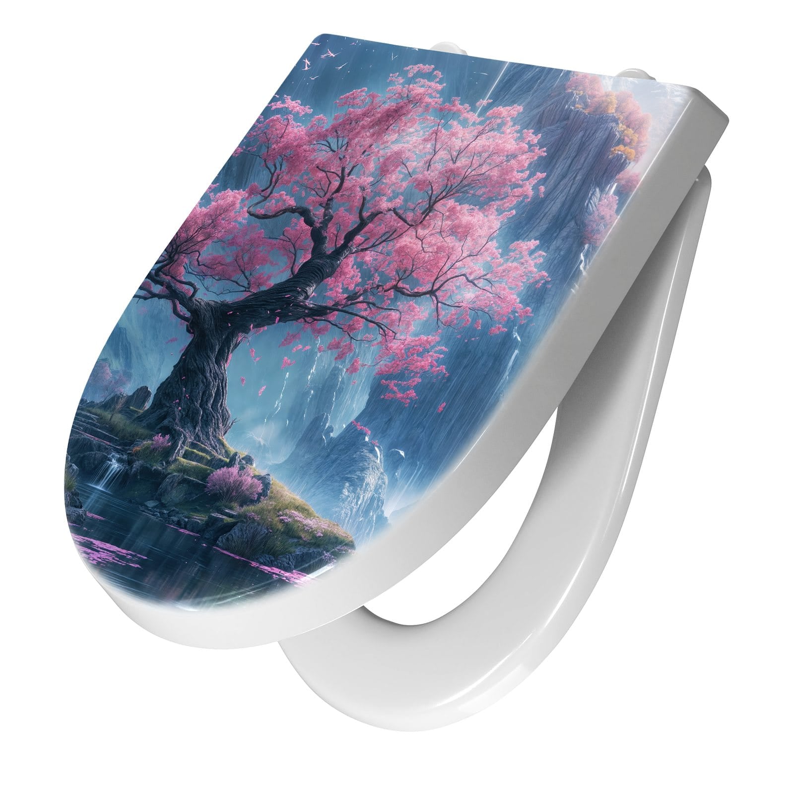 WC-Sitz mit Absenkautomatik Zauberhafte Landschaft