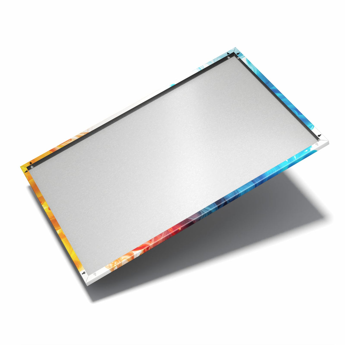 Nur 7 mm – liegt eng an der Wand – Metall Magnettafel - Tinte im Wasser