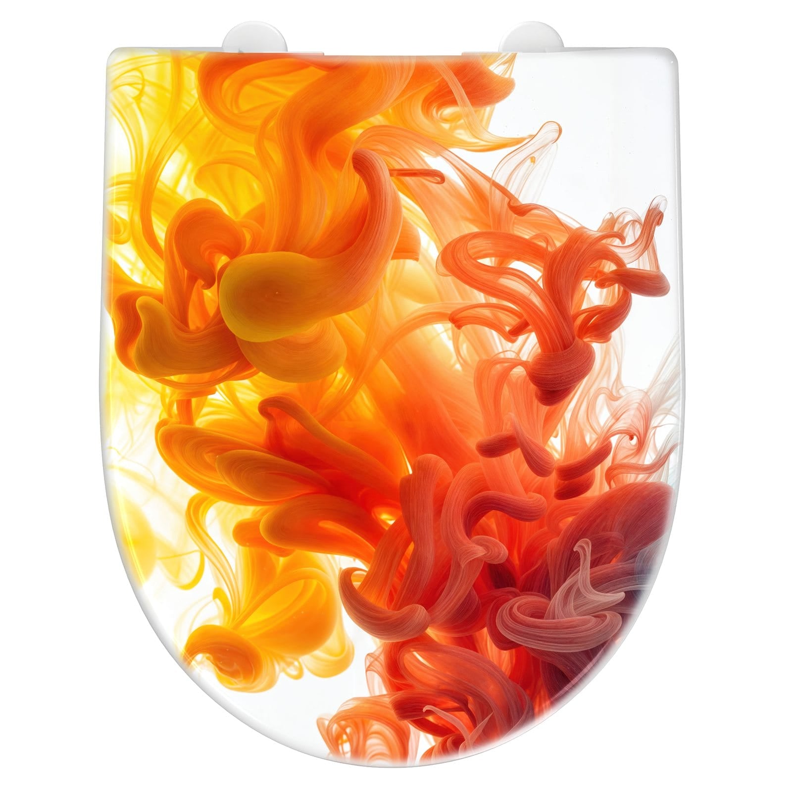 WC-Sitz mit Absenkautomatik Farbige_ Wirbel