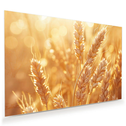 Wandbild mit dem Motiv Reife Weizenähren