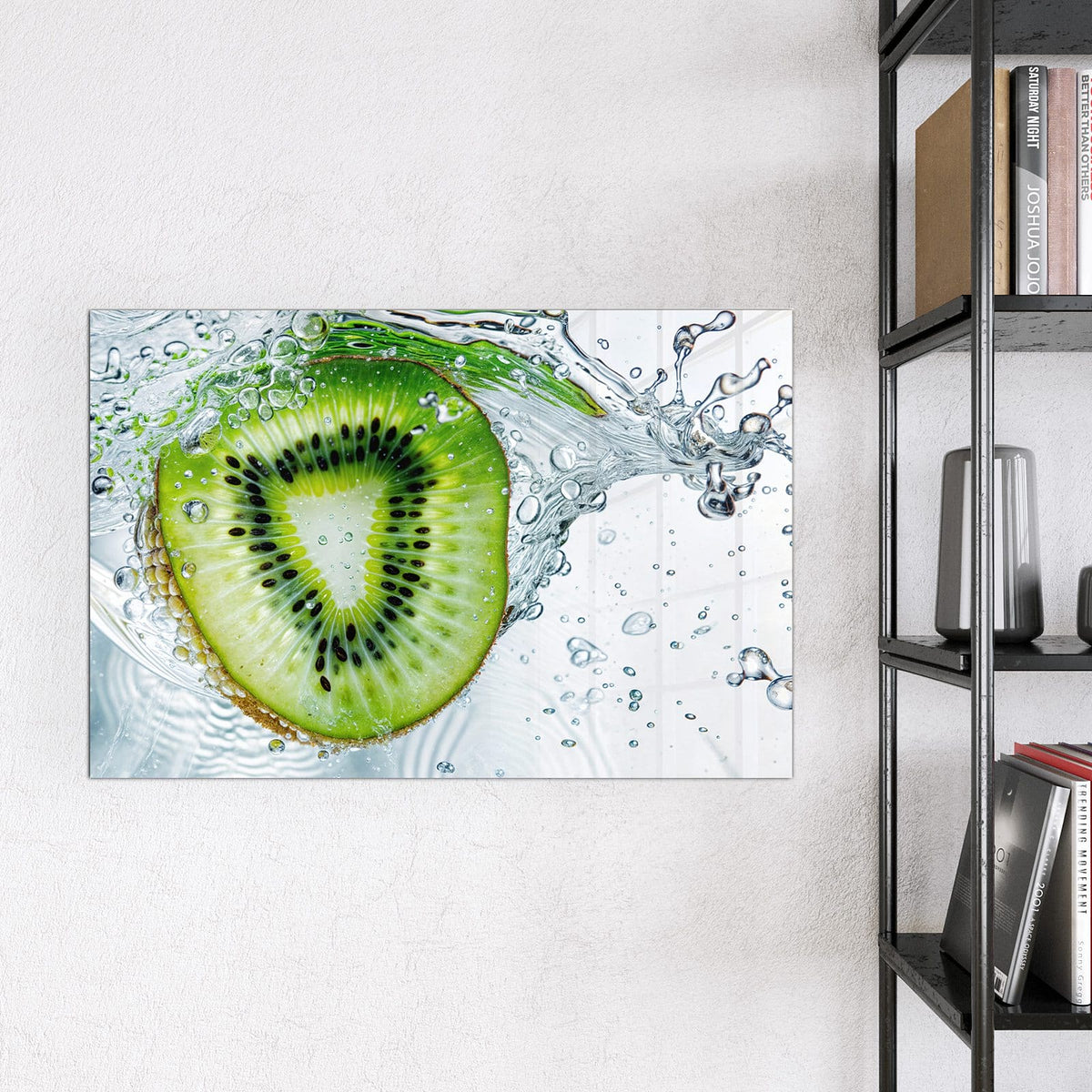 9 Größen – von 30 × 30 bis 120 × 90 cm – Magnettafel - Kiwi im Sprudelwasser