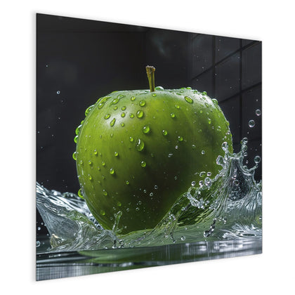 Magnettafel mit dem Motiv Apfel im Wasser