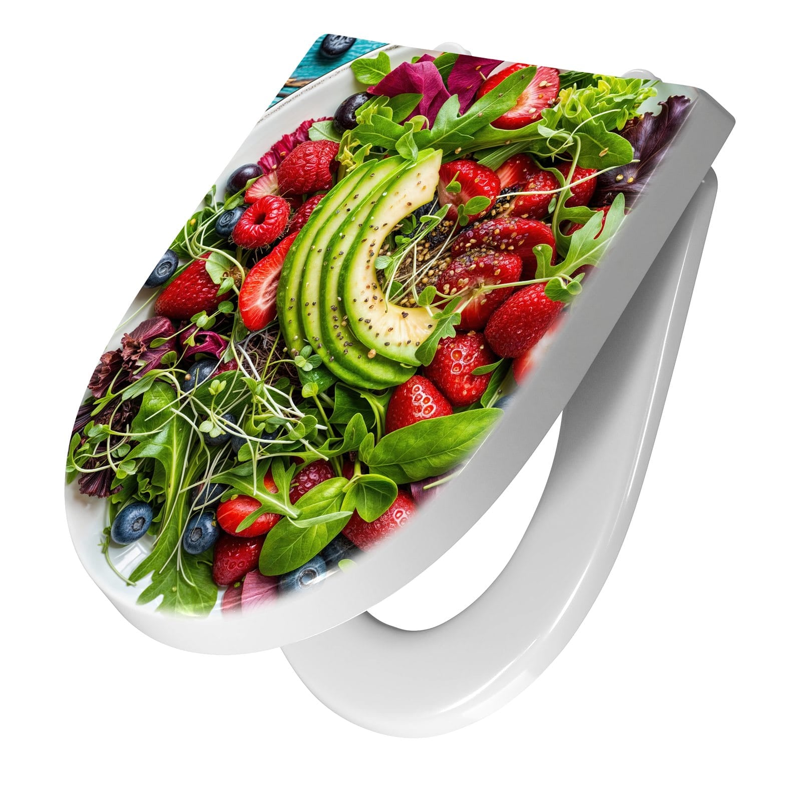 WC-Sitz mit Absenkautomatik Salat von Gesunder