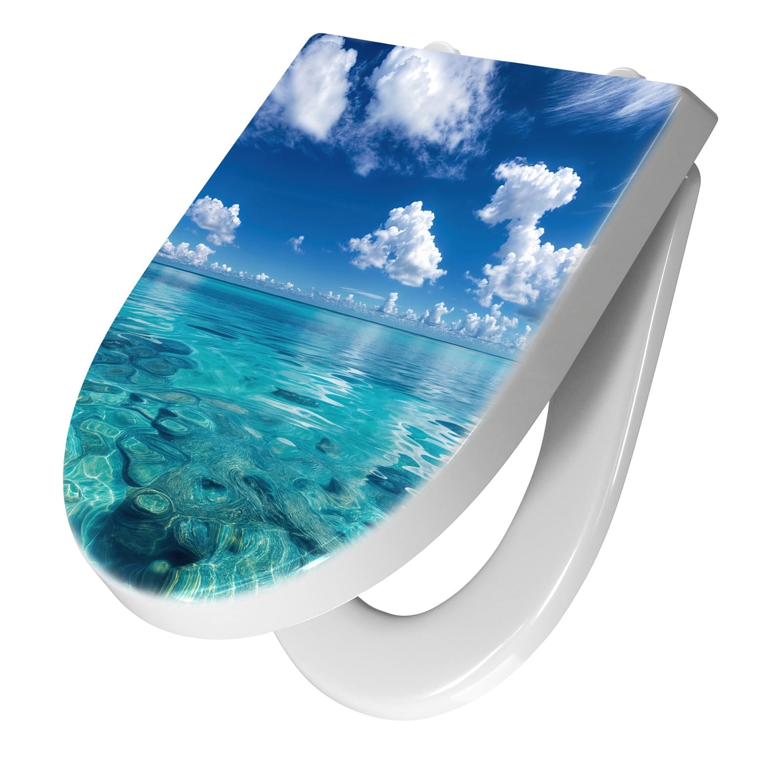 WC-Sitz mit Absenkautomatik Meereshorizont