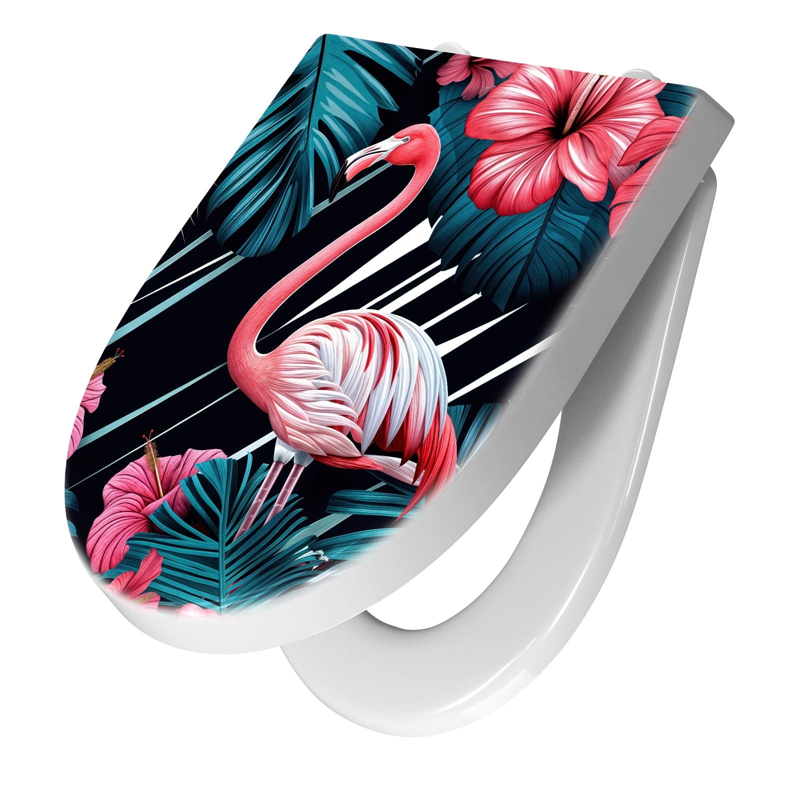 WC-Sitz mit Absenkautomatik Flamingo Paradise