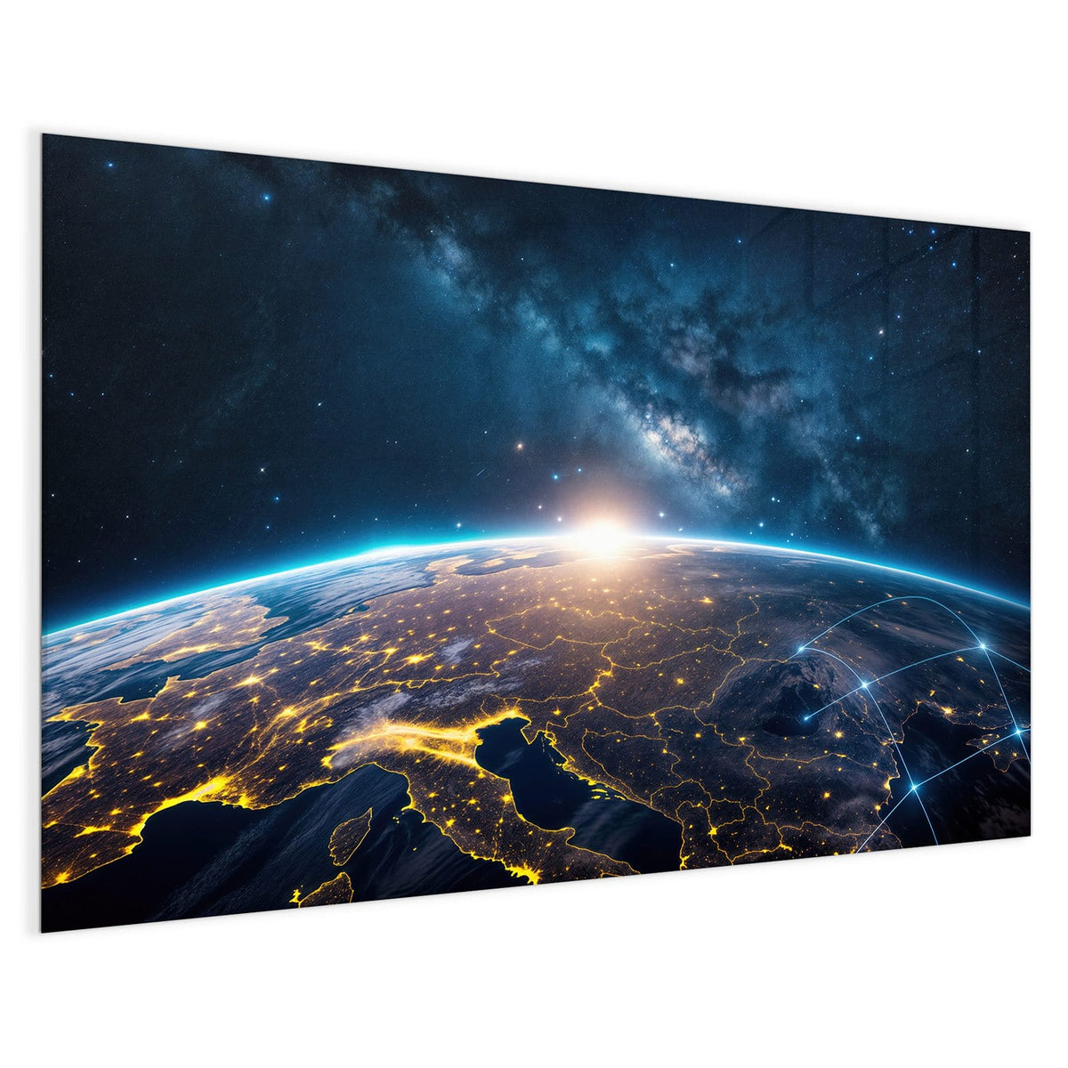 4 mm Glas statt lackiertem Blech – Magnettafel - Vernetzte Erde