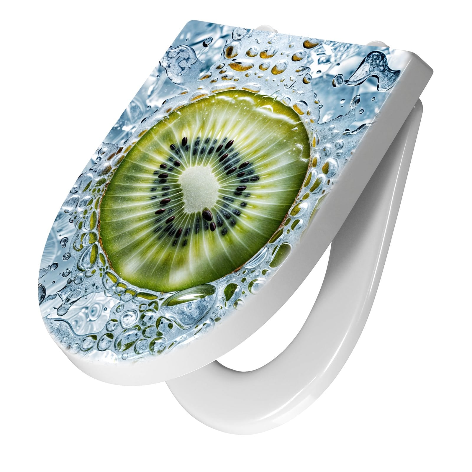 WC-Sitz mit Absenkautomatik Kiwi mit Eis