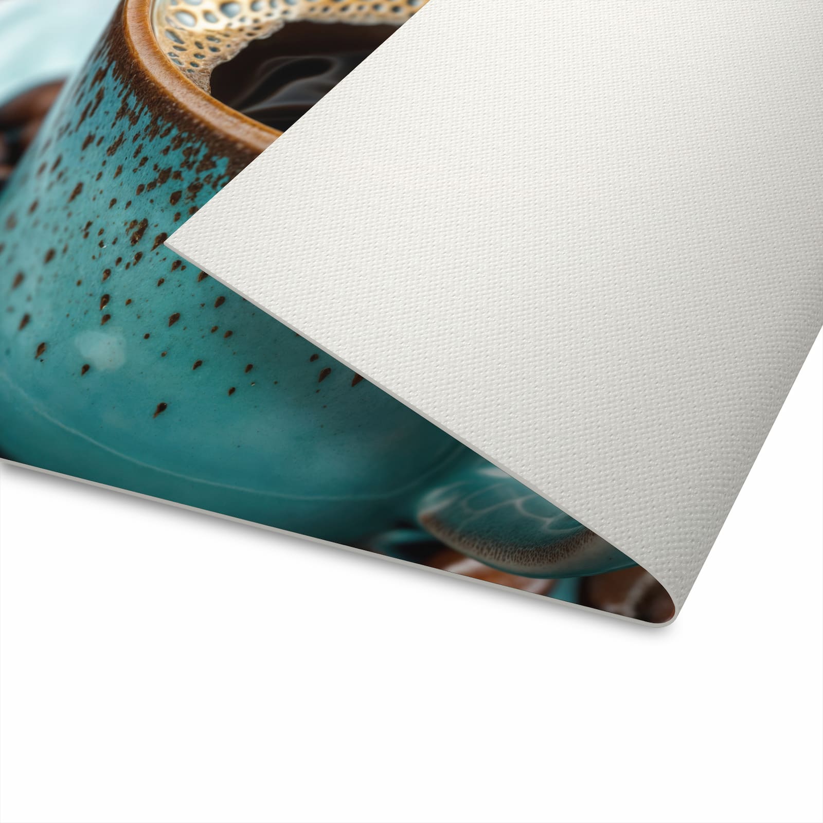 Rutschfester Küchenläufer mit Motiv Kaffee mit Tasse für sicheren Stand in der Küche