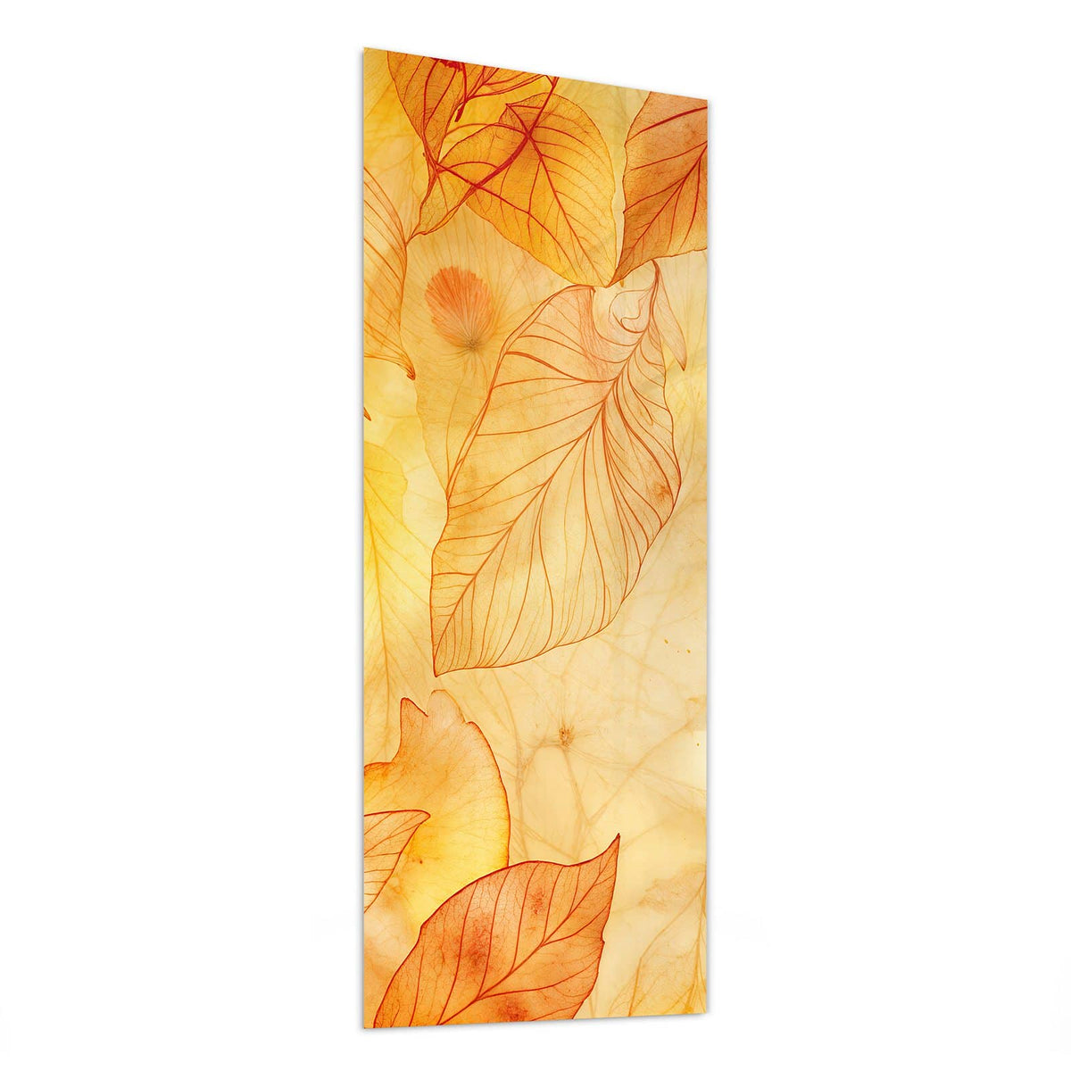Glasbild Durchscheinendes Laub von der Seite, 4 mm Echtglas
