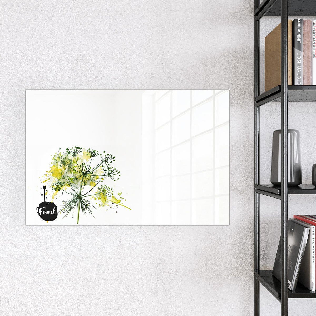 Magnettafel - Fenchel in Aquarell – Fenchel in Aquarelloptik