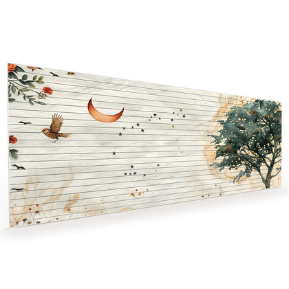 Küchenrückwand mit dem Motiv Baum auf Papier