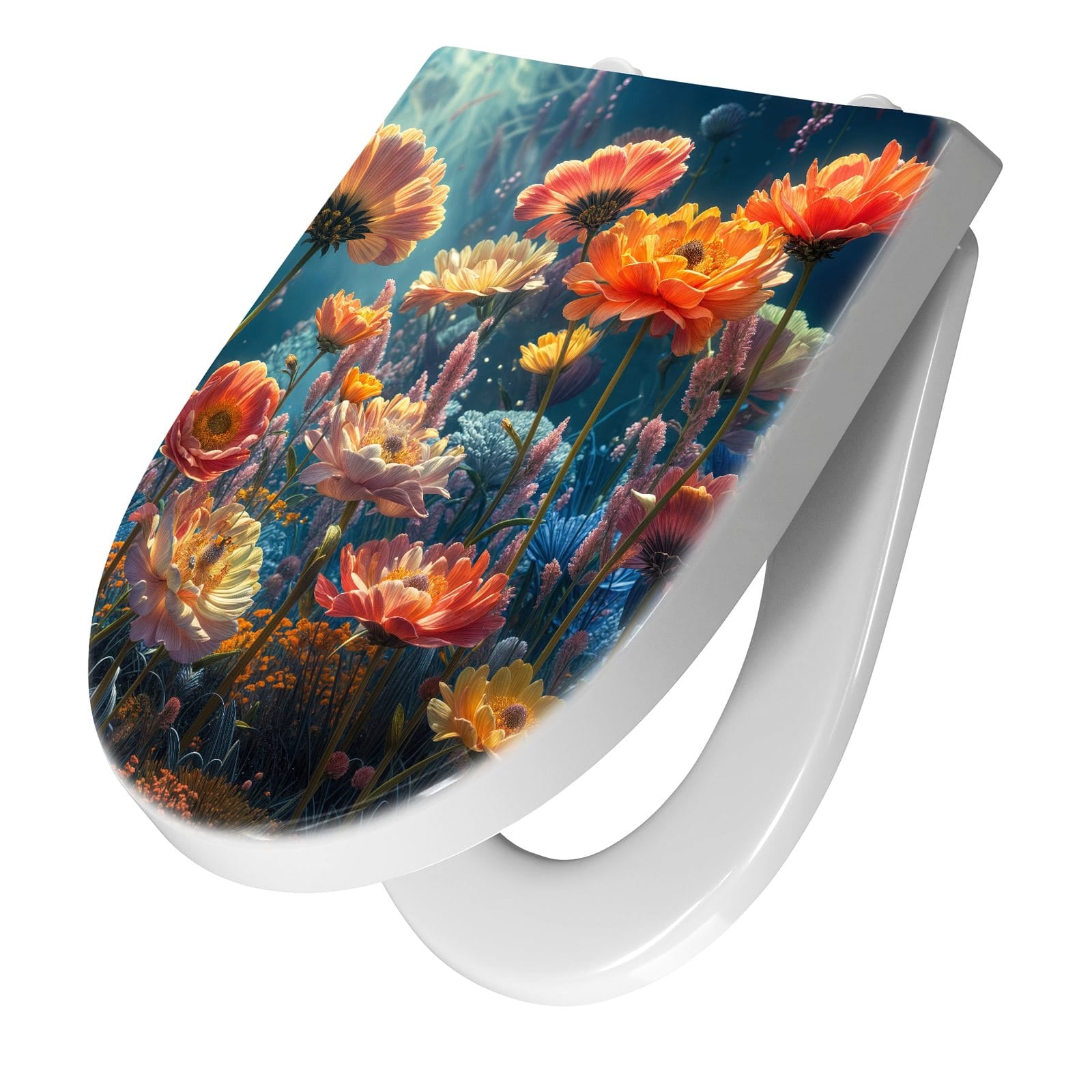 WC-Sitz mit Absenkautomatik Blumengarten