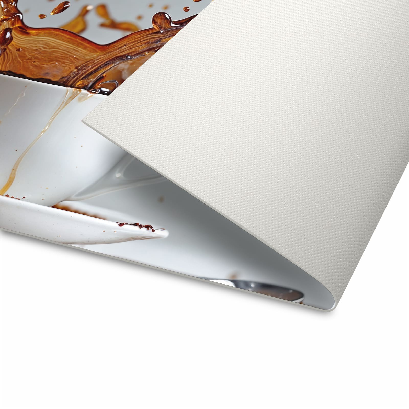 Pflegeleichter Küchenteppich mit Motiv Kaffeeexplosion in der Unterseite